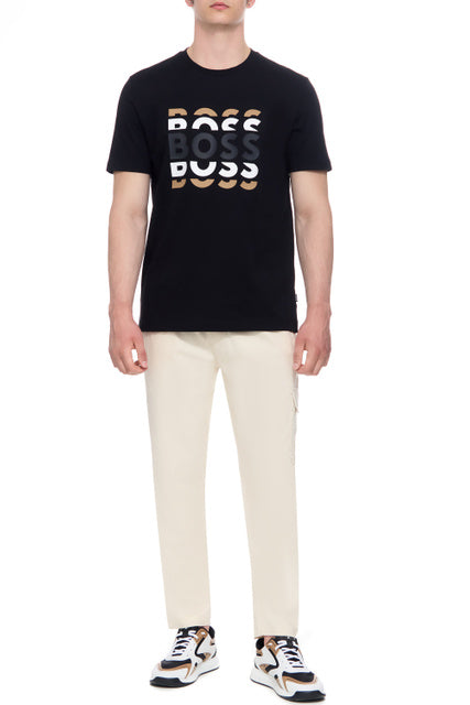 T-shirt HUGO BOSS Noir - Taille L - Fabriqué Au Portugal - Occasion En Très Bon état