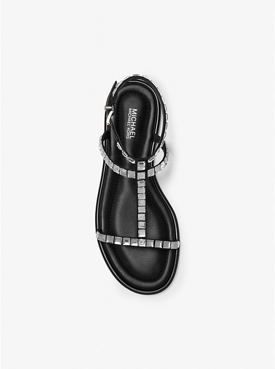 Shop Option-Celia Flat Michael Kors Sandal in Black color (Kors-40H3Cifa2S-001)-v2  – Boutique Option