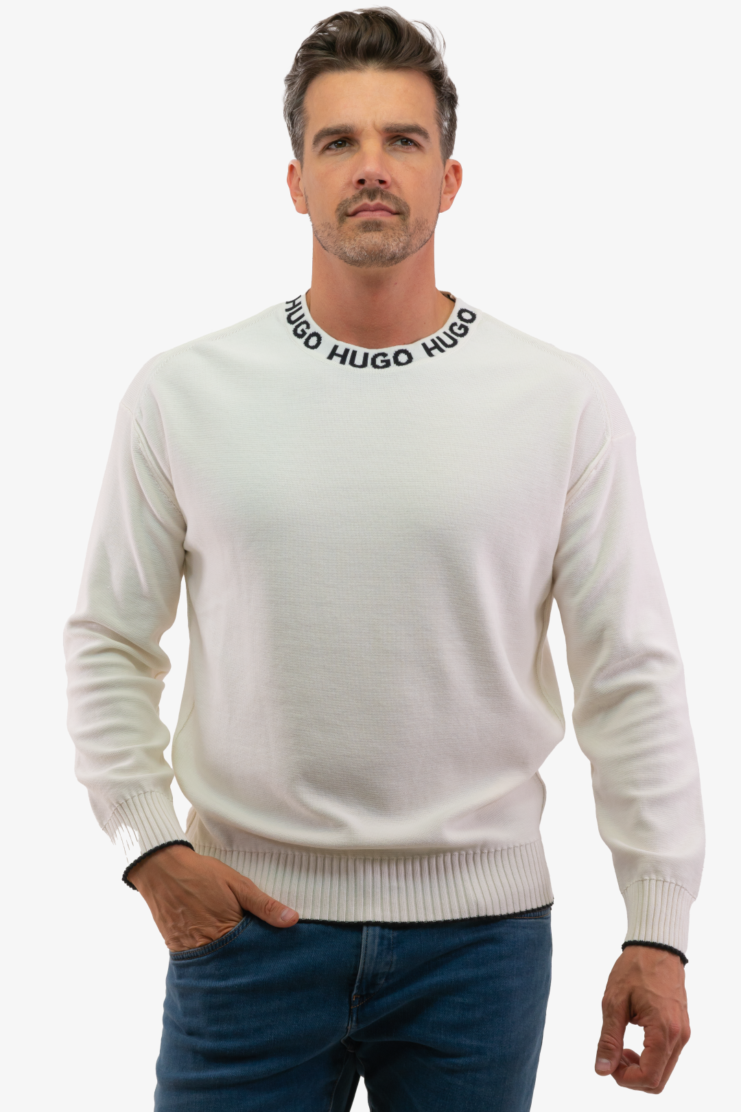 Off white Hugo Boss sweater