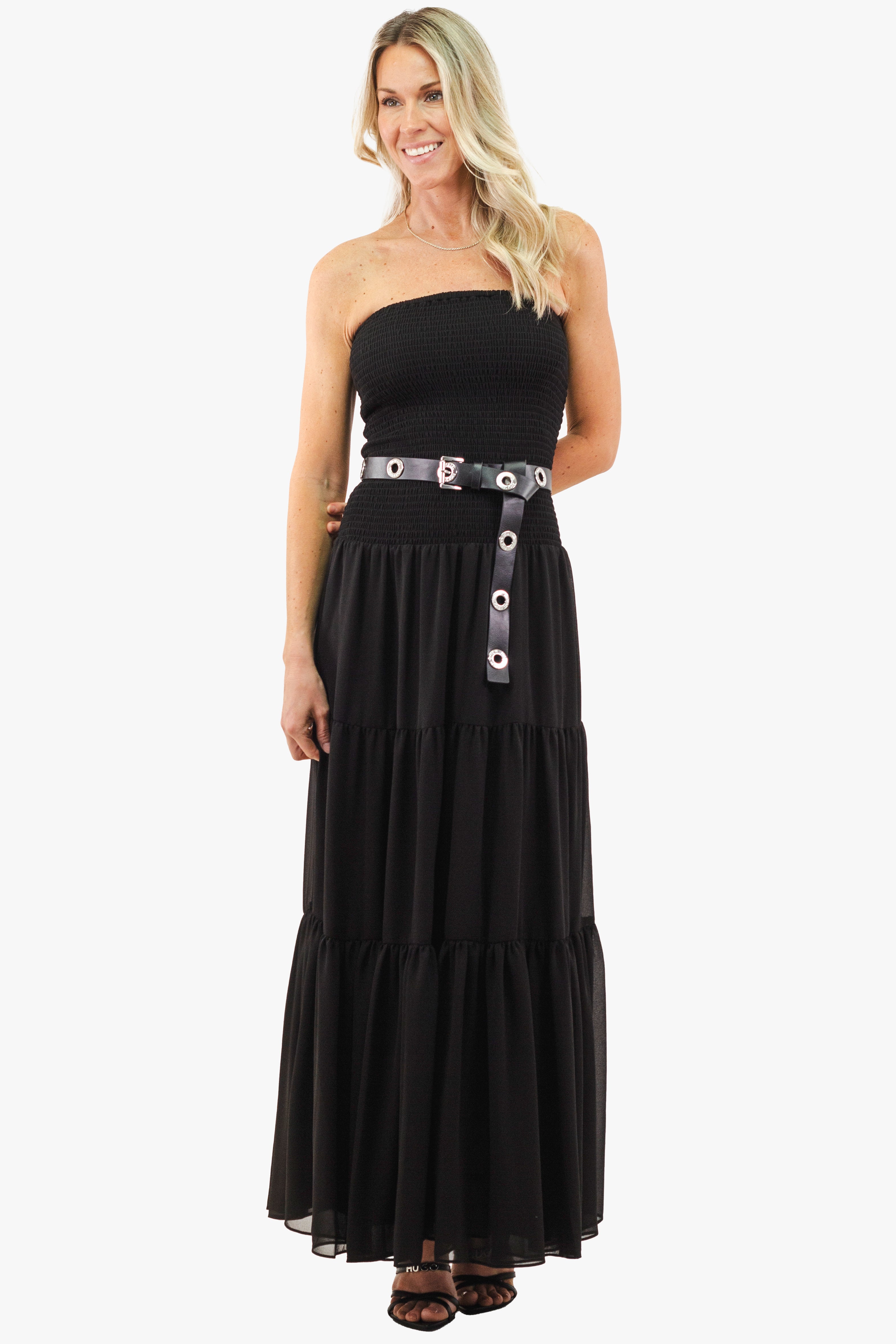 ワンピースその他 MICHAEL KORS Women Dresses MF482LFBFD 001 Black Black Michael Kors Dress – Boutique Option
