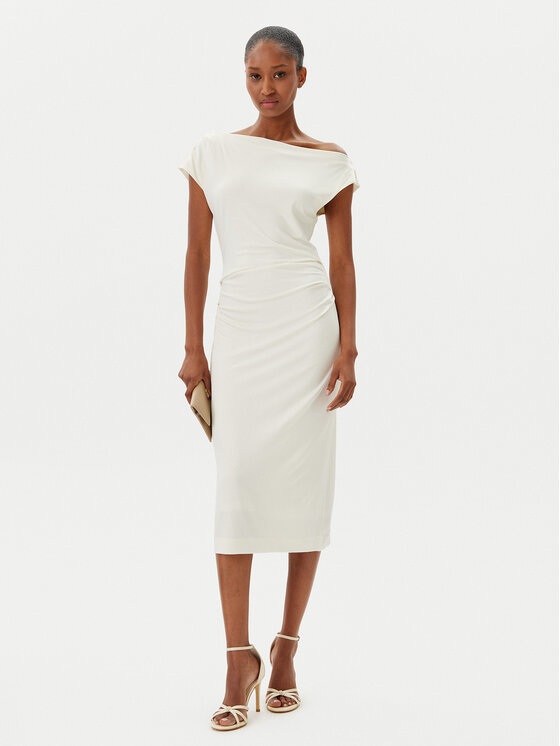 ワンピース BOSS Woman Dress White 50540871 118 Boss Dress in Off-White (BOSS-50540871-118) – Boutique Option