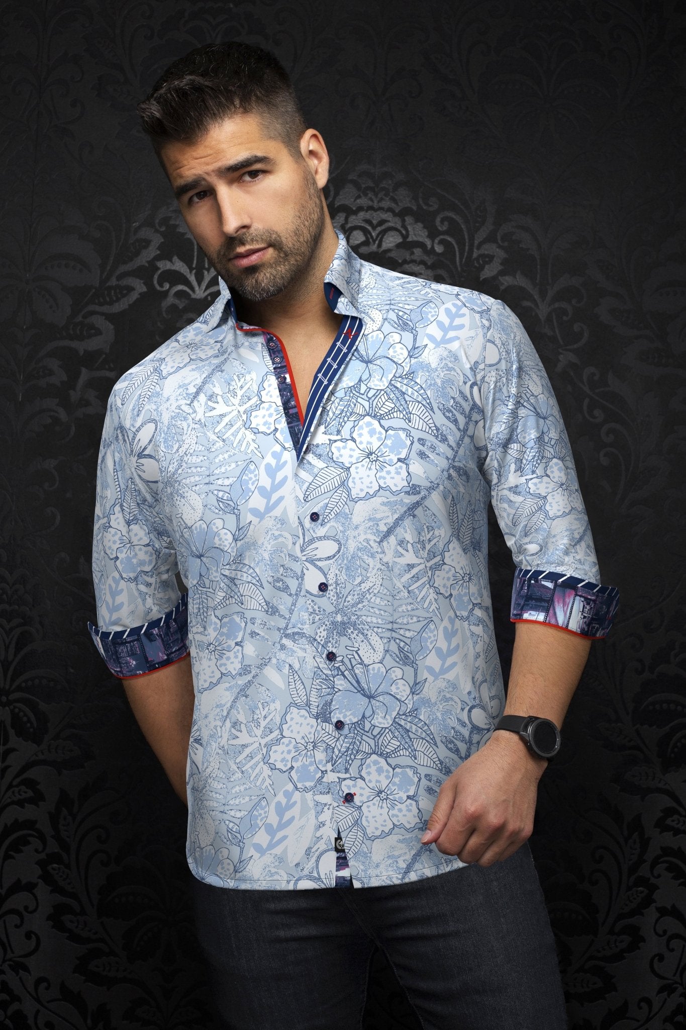 CHEMISE | ALVARADO, Light Blue - AU NOIR