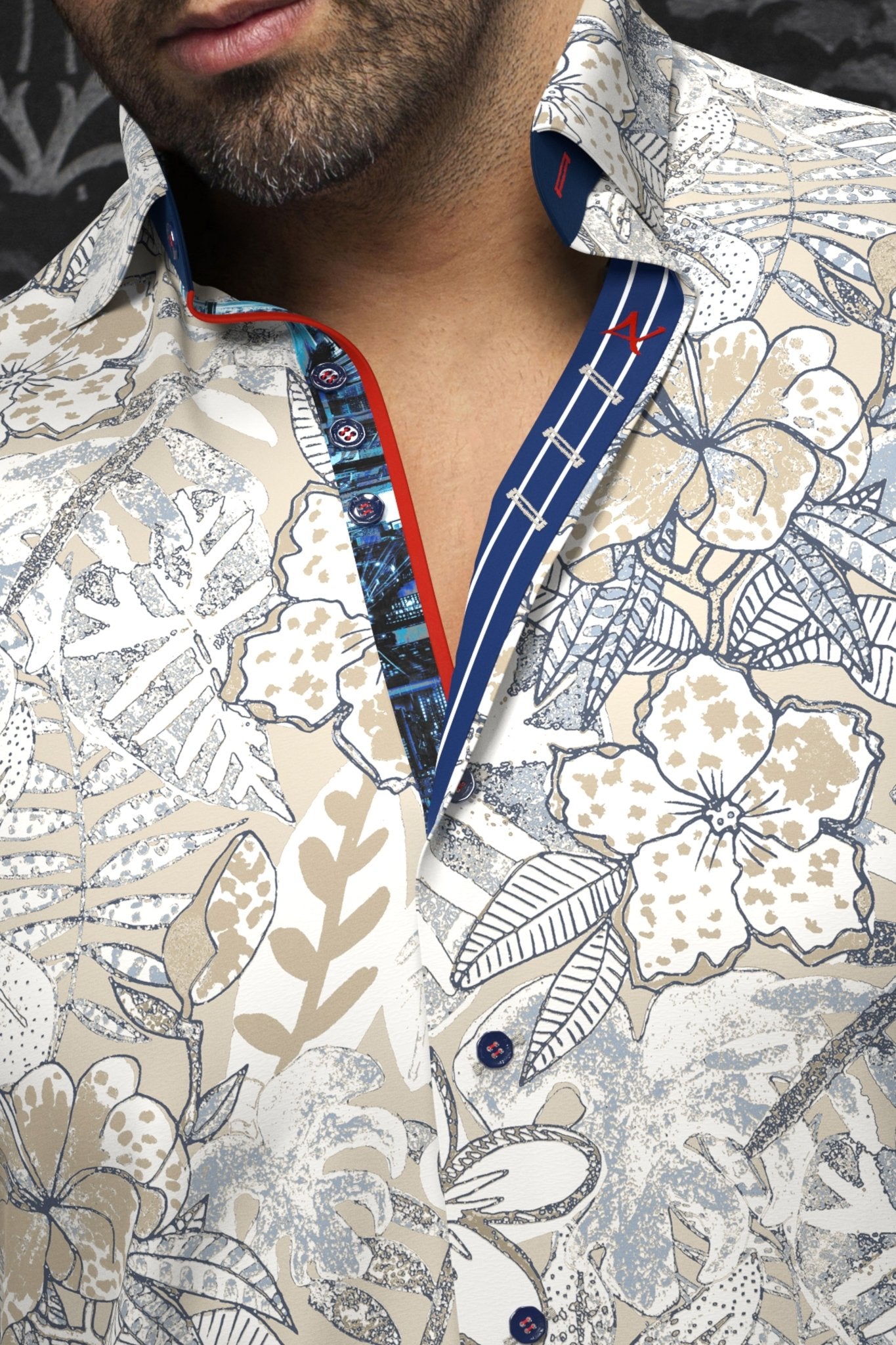 CHEMISE | ALVARADO, Stone - AU NOIR