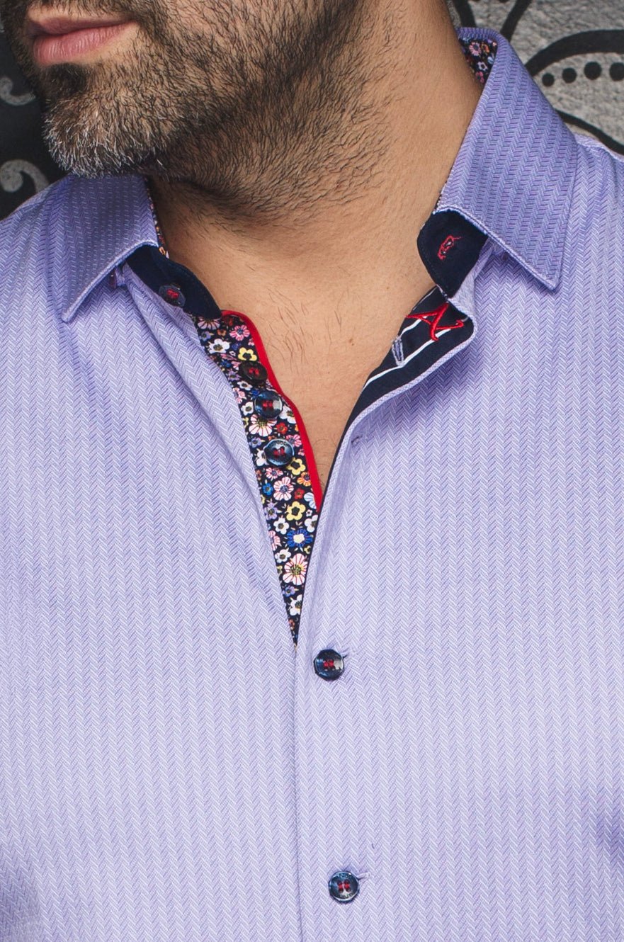 CHEMISE | BERNADO, Lavender - AU NOIR