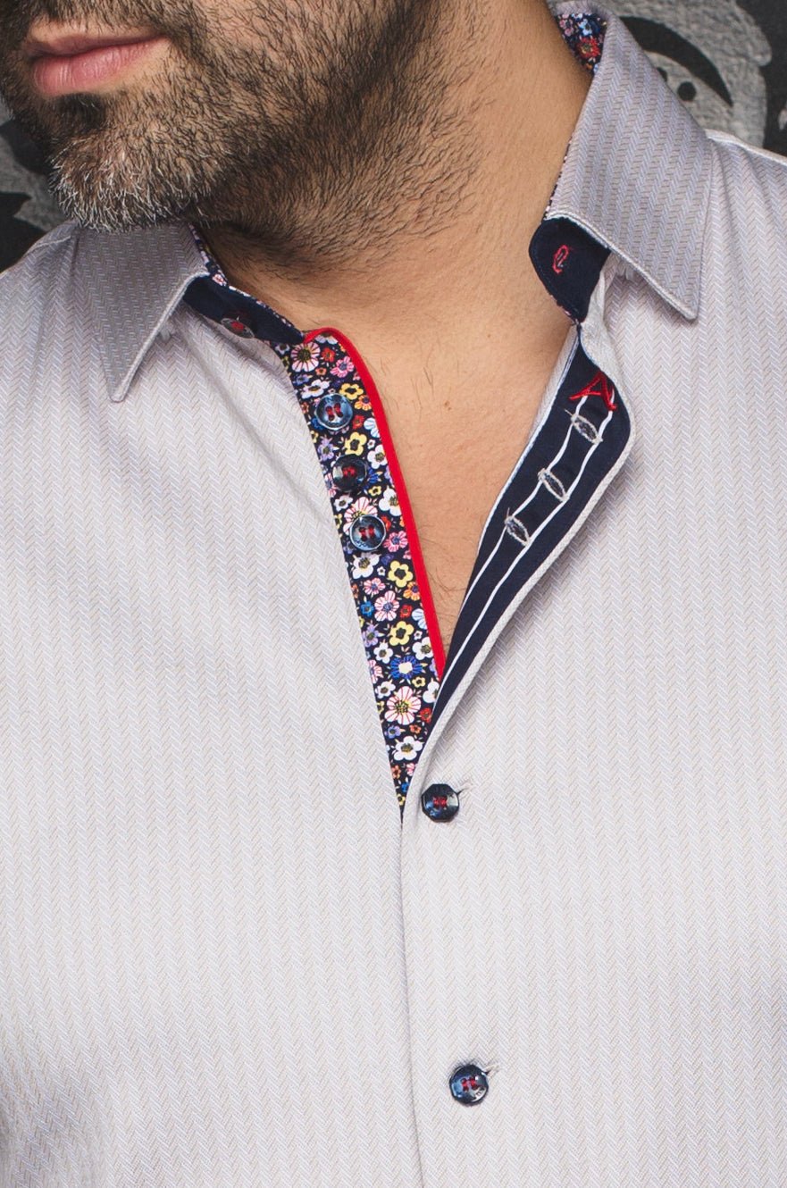 CHEMISE | BERNADO, Stone - AU NOIR