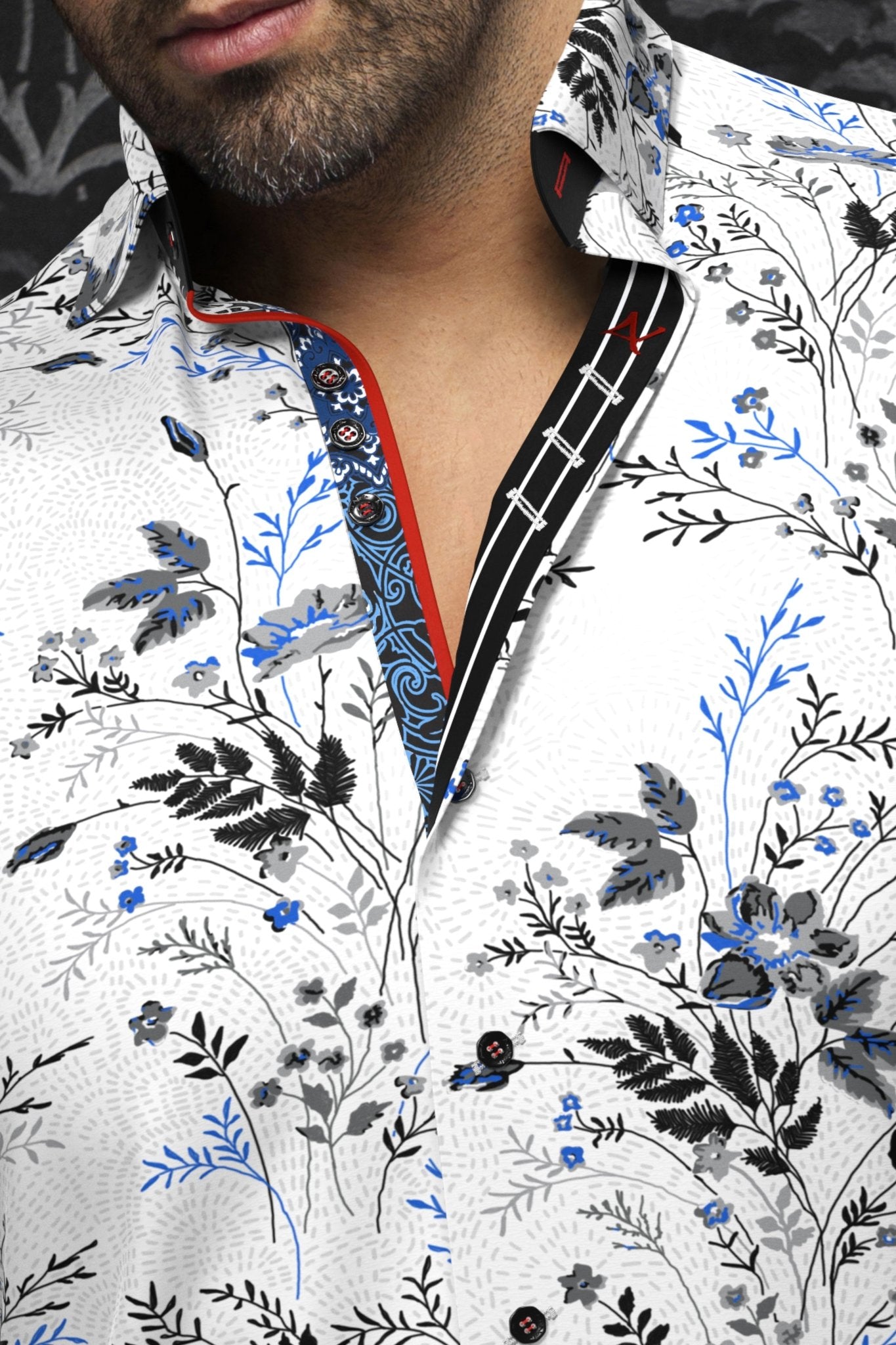 CHEMISE | BRENNER, White Royal - AU NOIR