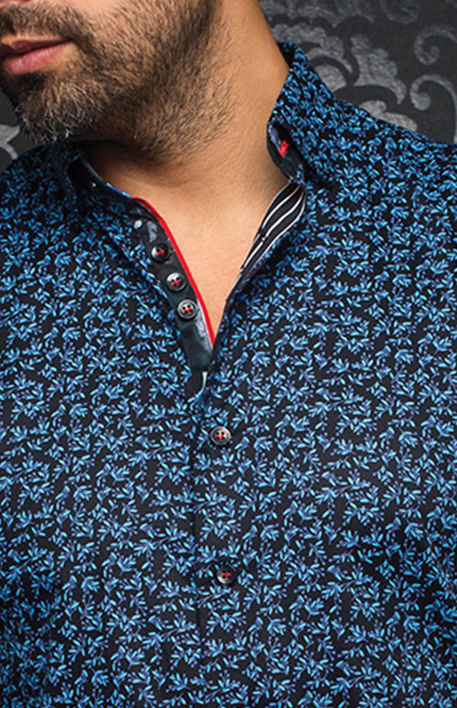 Chemise | DULUTH, blue / purple - AU NOIR