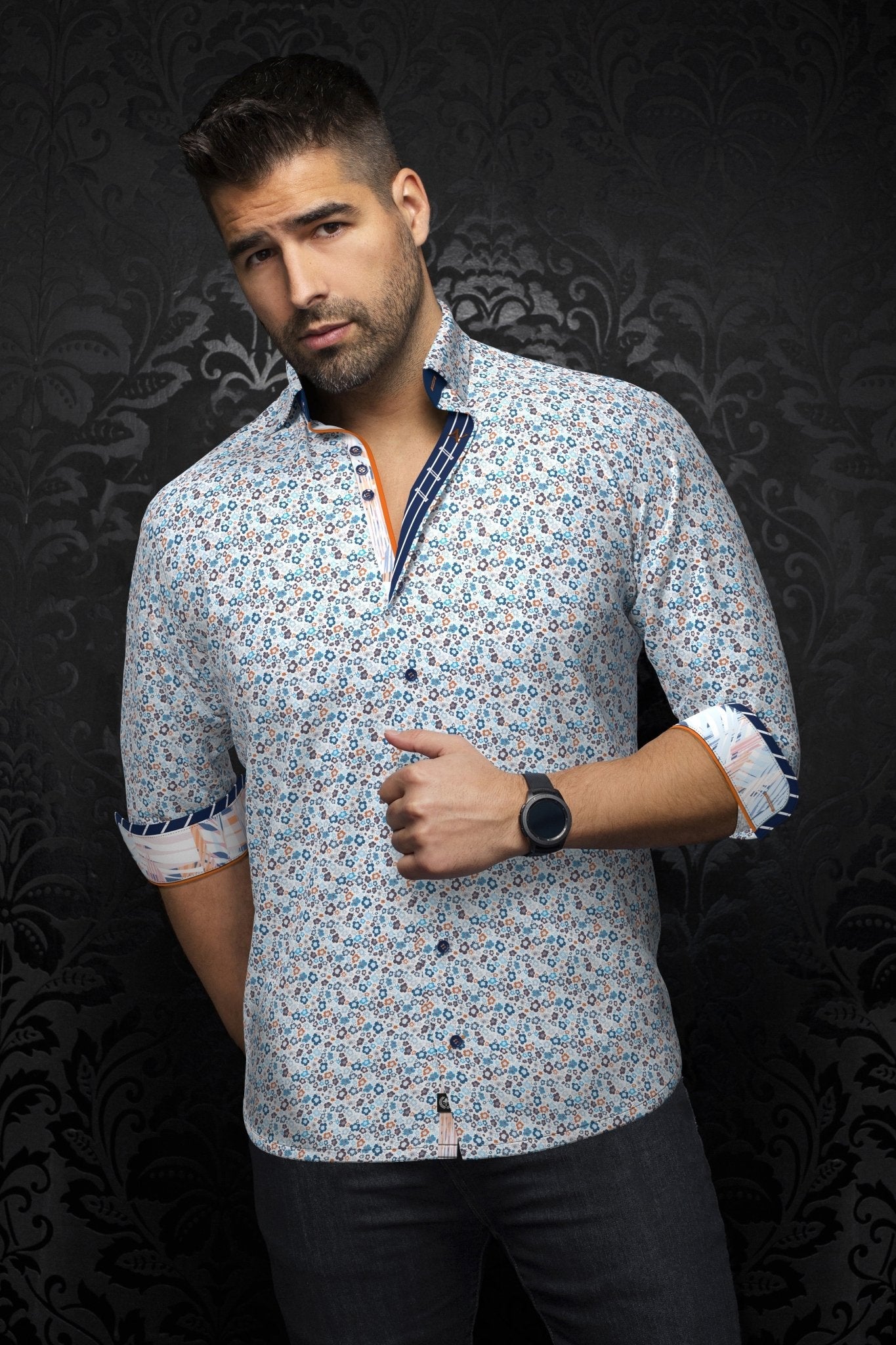 CHEMISE | HAYLO, Turquoise - AU NOIR