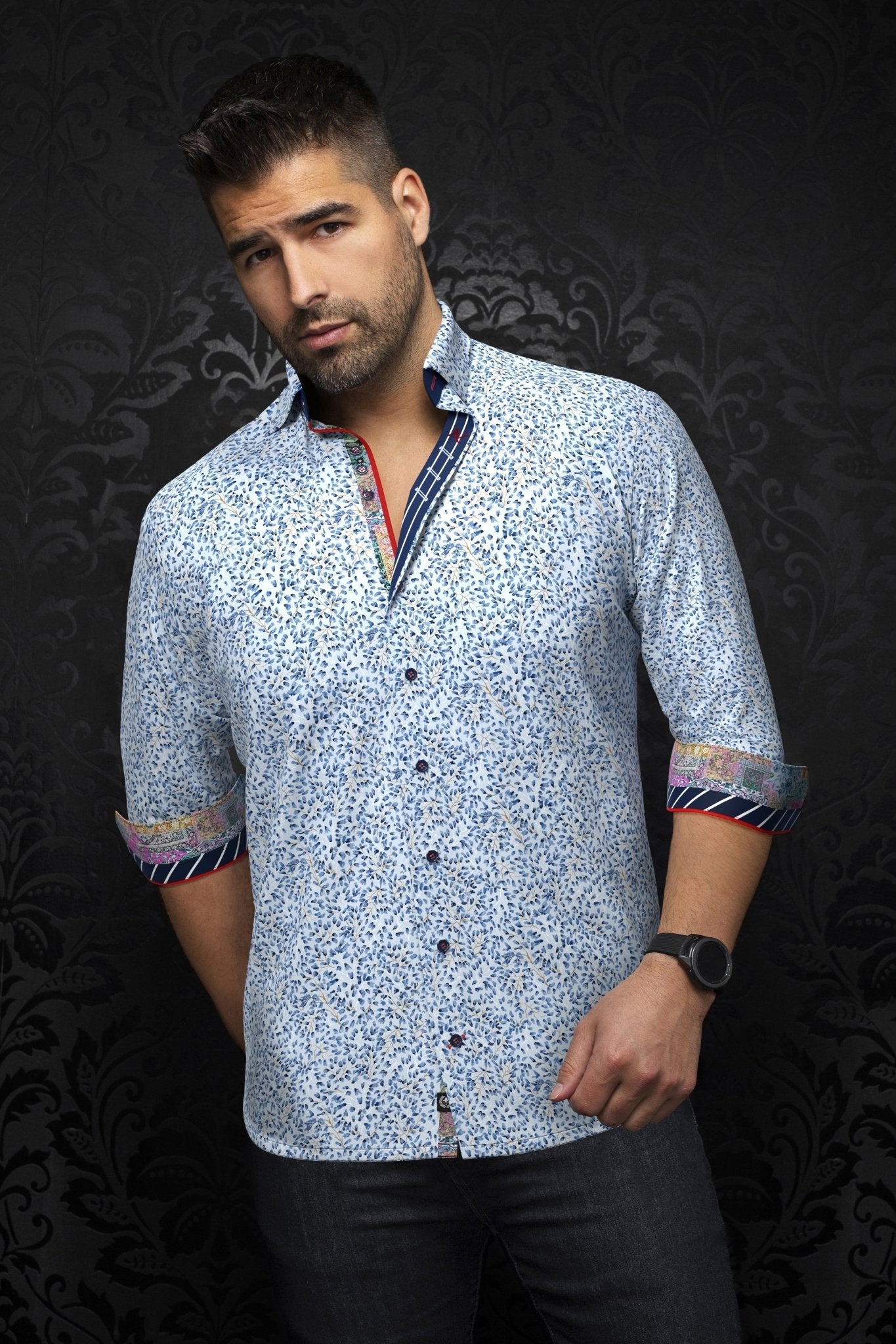 CHEMISE | QUINN, Light Blue - AU NOIR