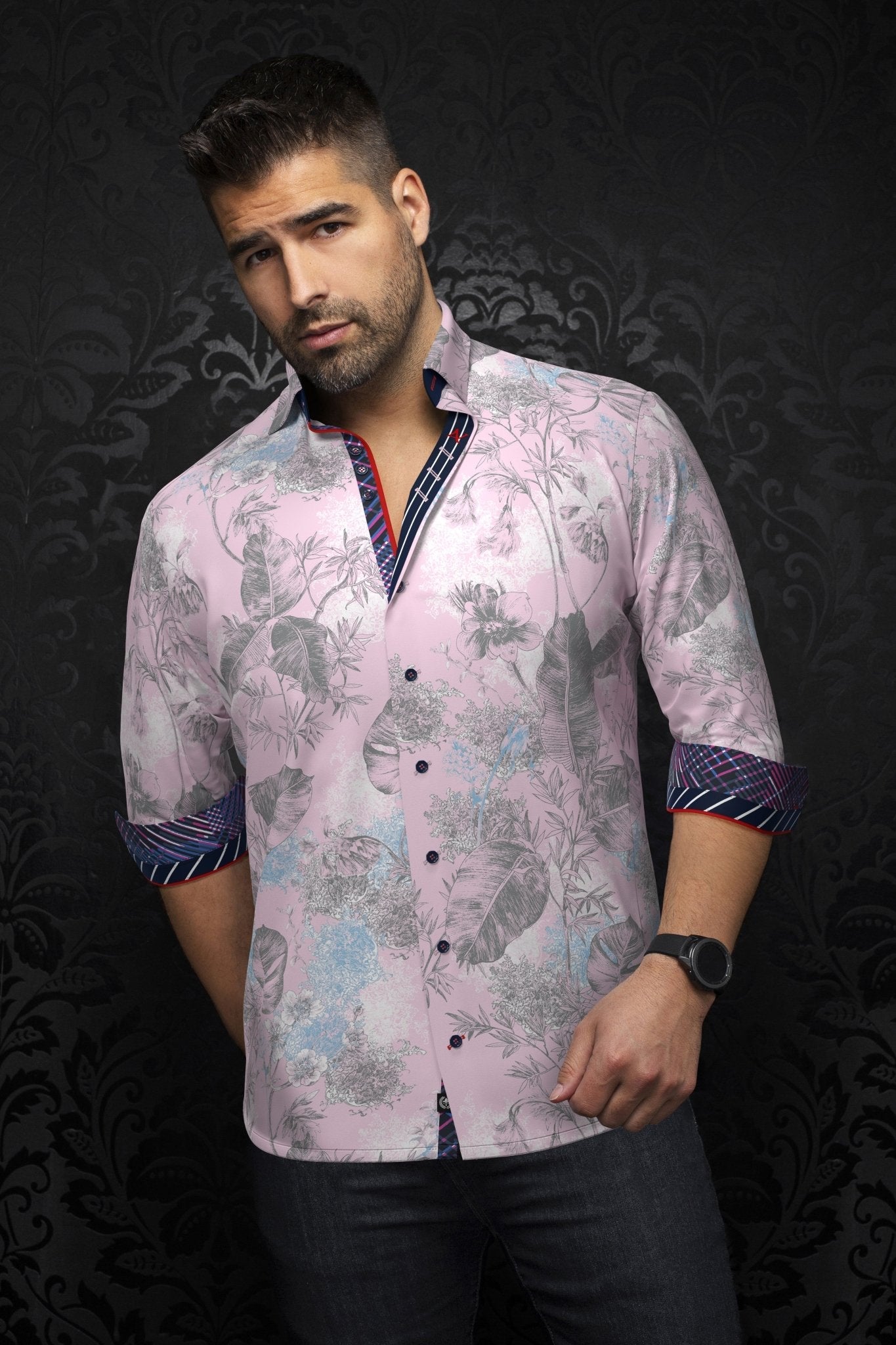 CHEMISE | ZANE, Pink - AU NOIR