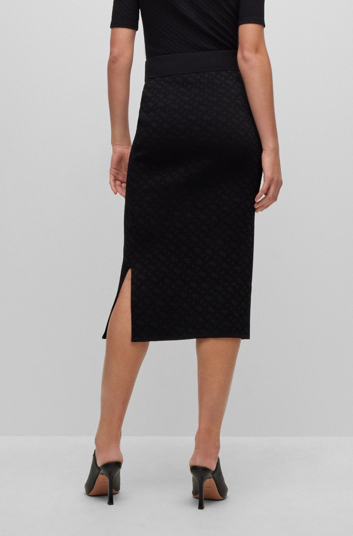 Jupe Hugo Boss de couleur Noir