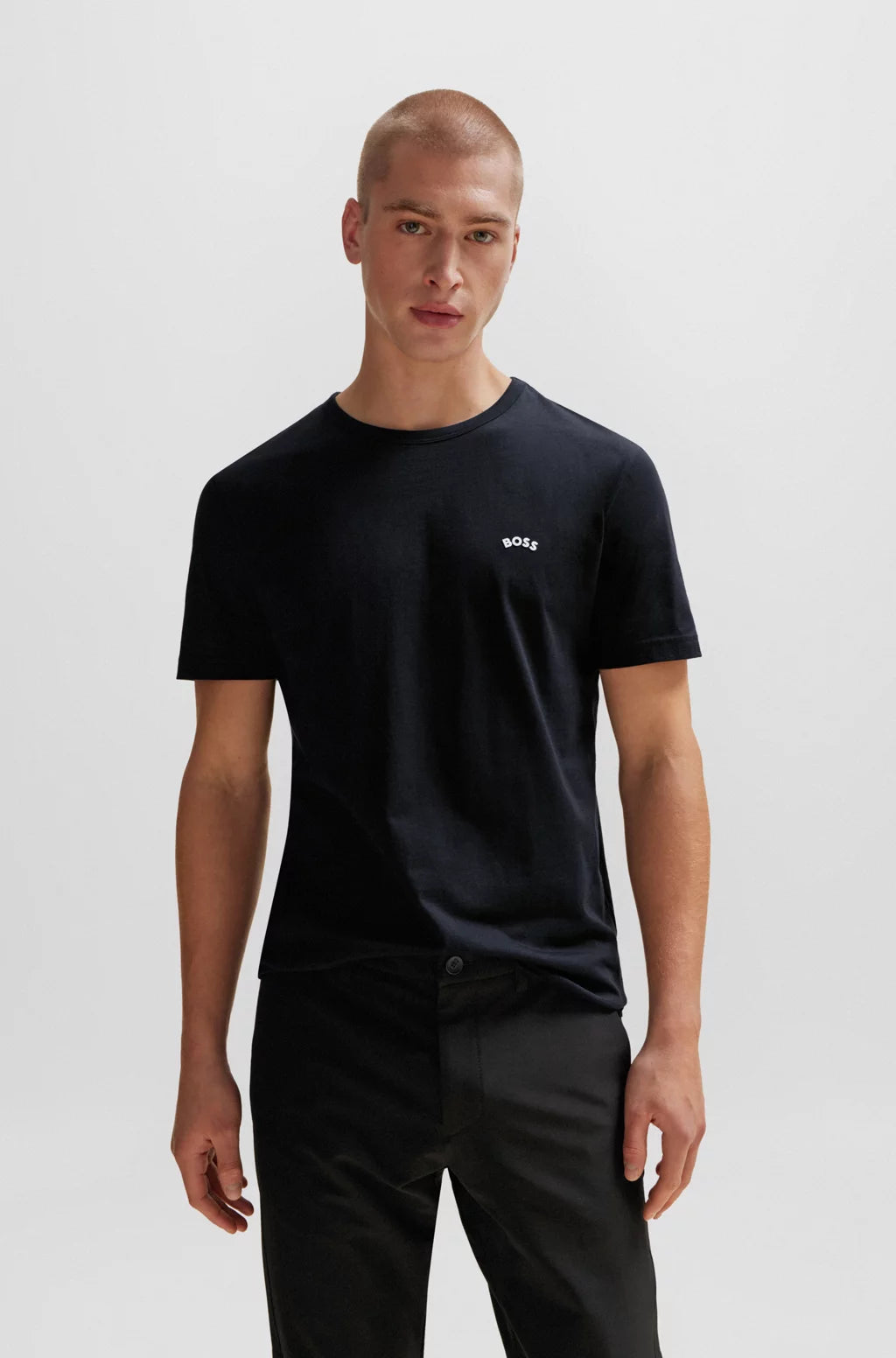 T-Shirt Track Hugo Boss de couleur Noir