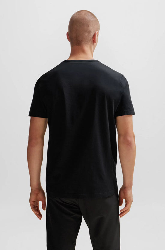 T-Shirt Track Hugo Boss de couleur Noir