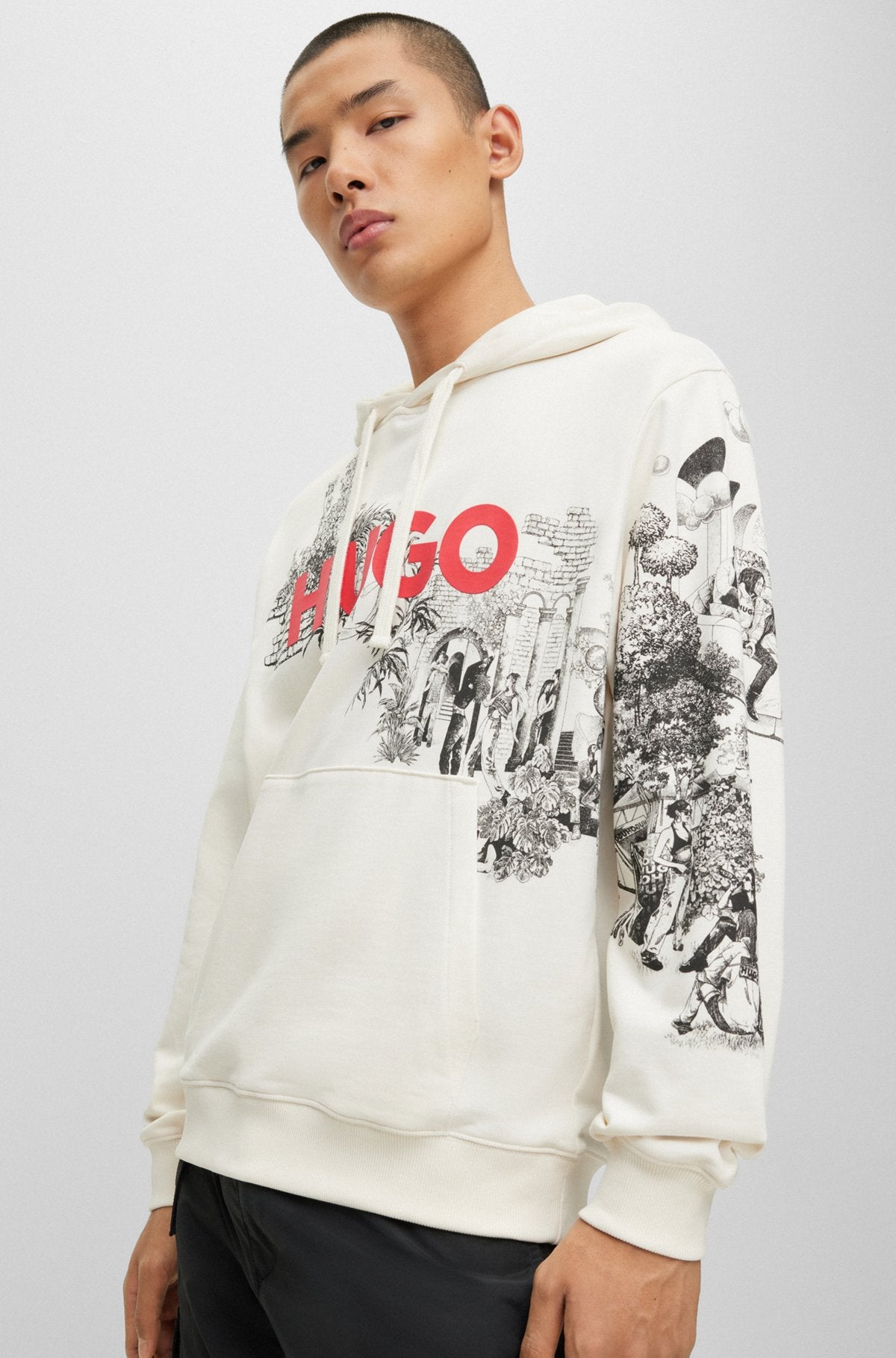 White boss hoodie outlet