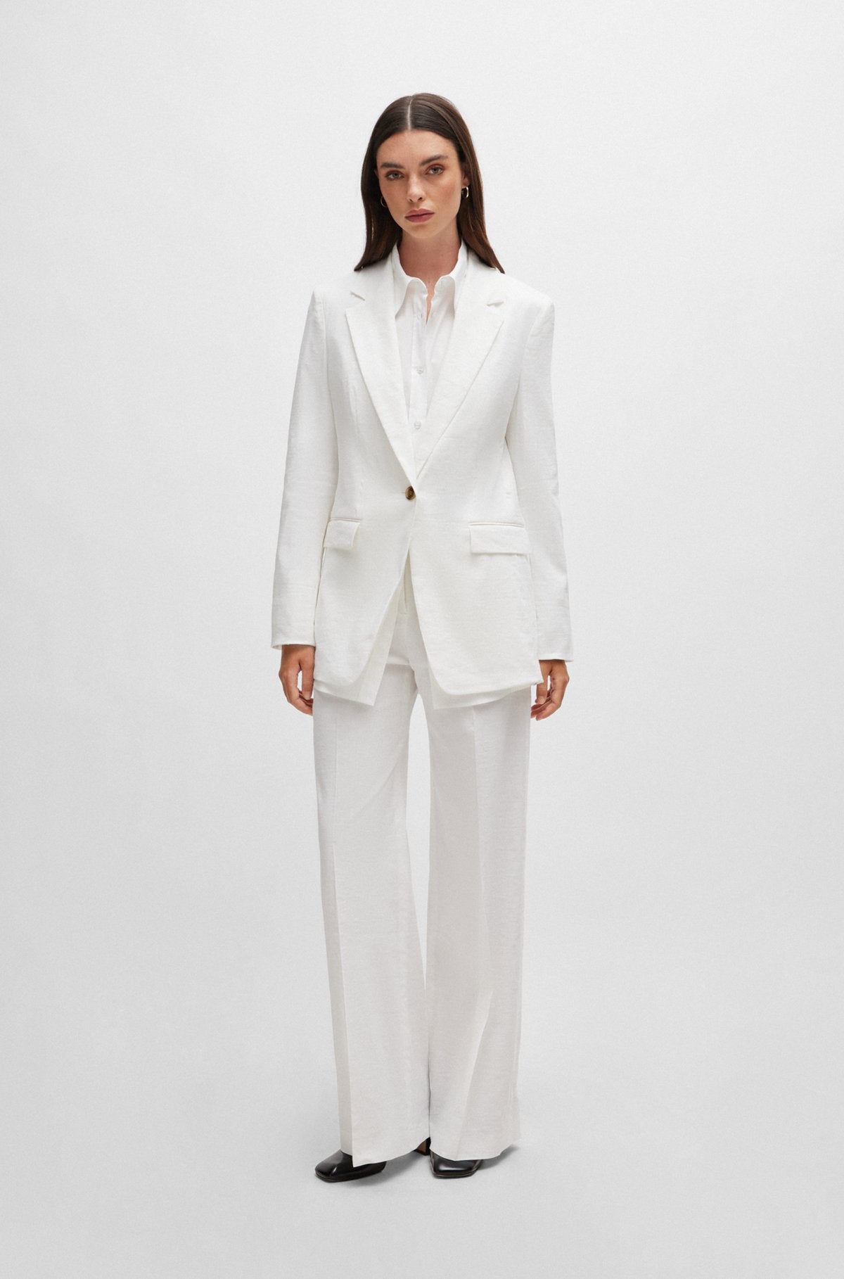 ジャケット BOSS Woman Jacket White 50498767 118 Boss Outlet: Jacket woman - White | Boss jacket 50498767