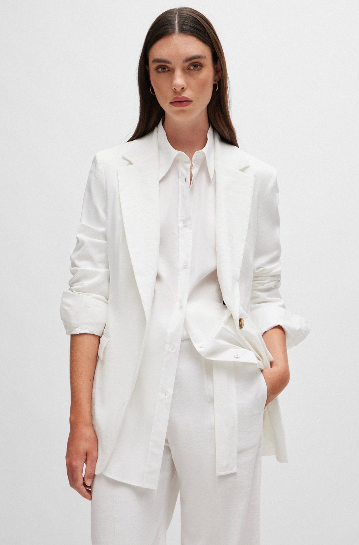 Hugo Boss jacket in White color – Boutique Option