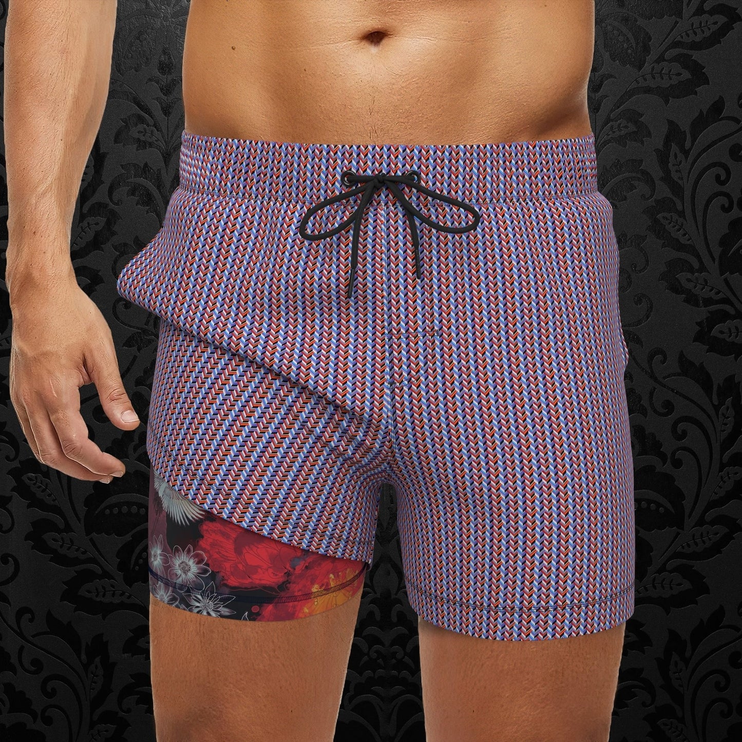 MAILLOT DE BAIN | MILLS, Red - AU NOIR