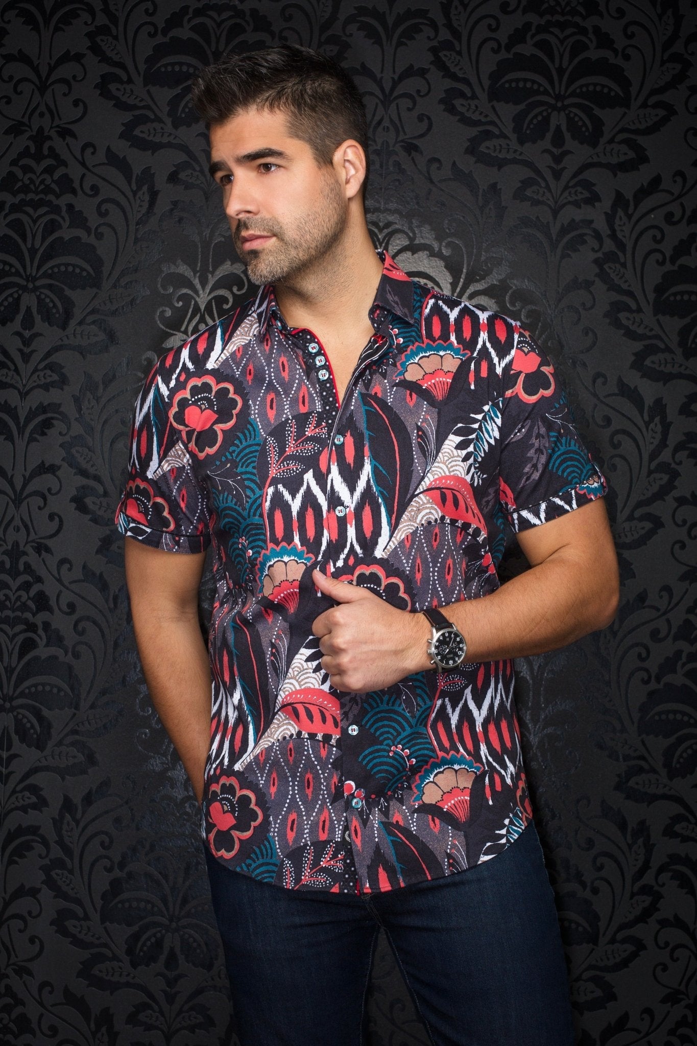 MANCHES COURTES EXTENSIBLE | KYLE, Black - AU NOIR