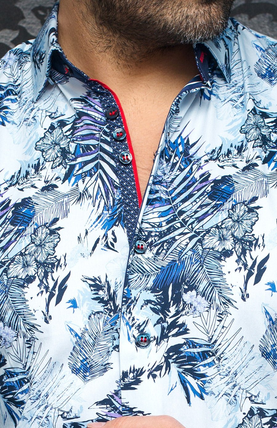 Manches Courtes Extensible | MELLONI, Light blue - AU NOIR