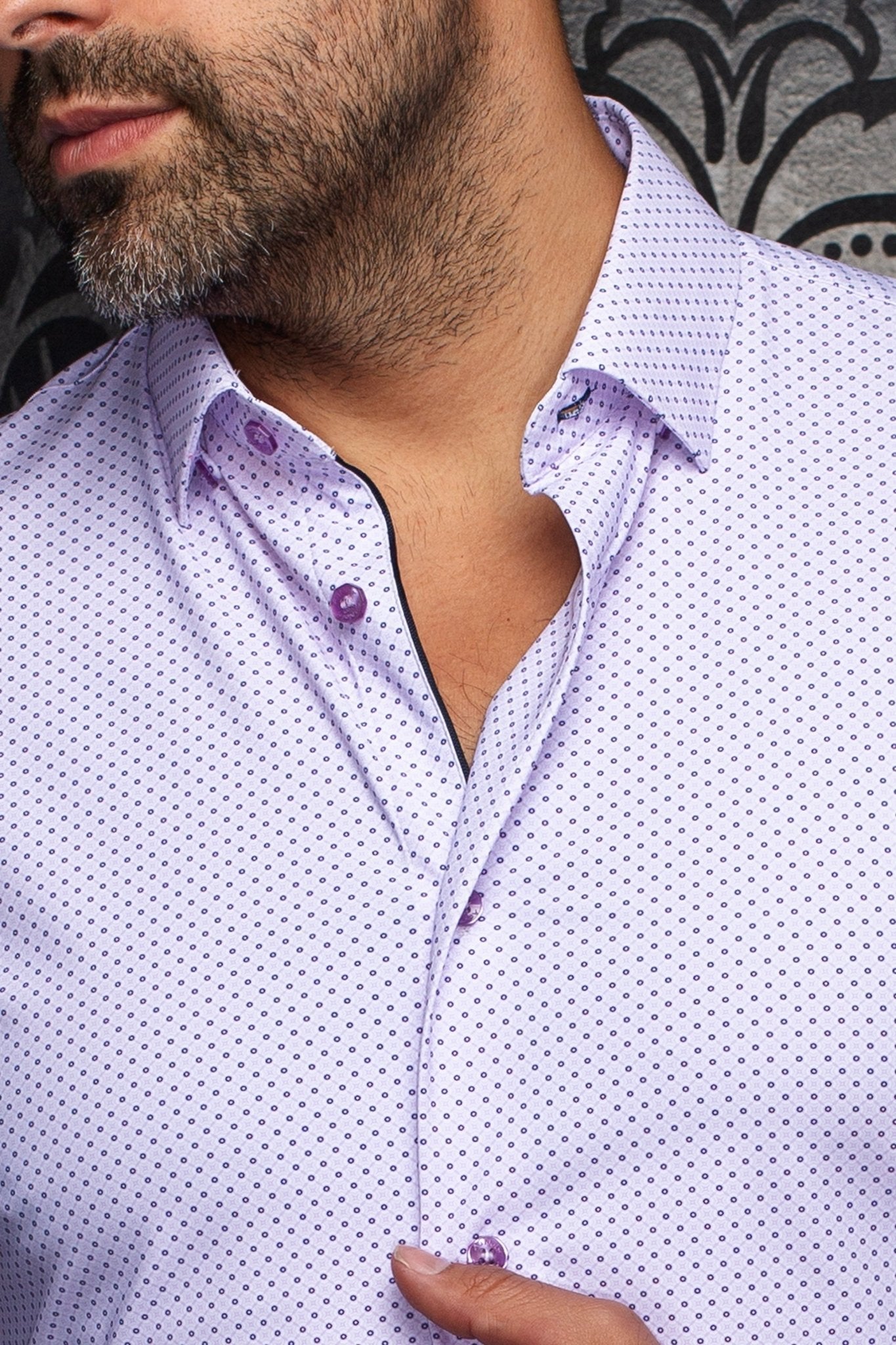 MANCHES COURTES NYLON | NICK GEO, Lavender - AU NOIR