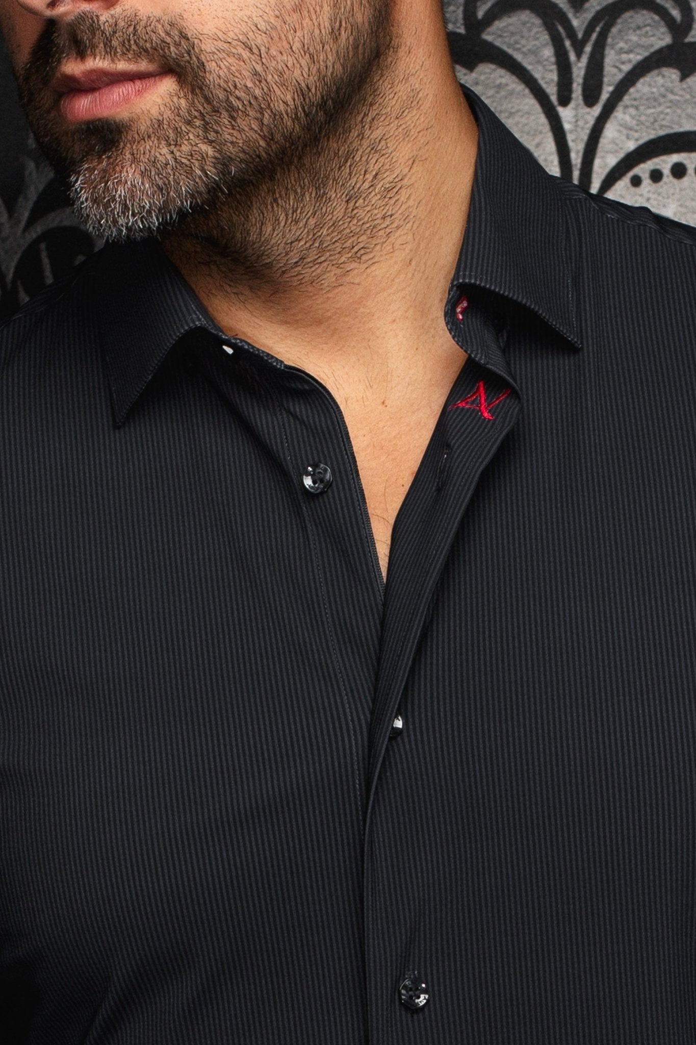 MANCHES COURTES NYLON | NICK STRP, Black - AU NOIR