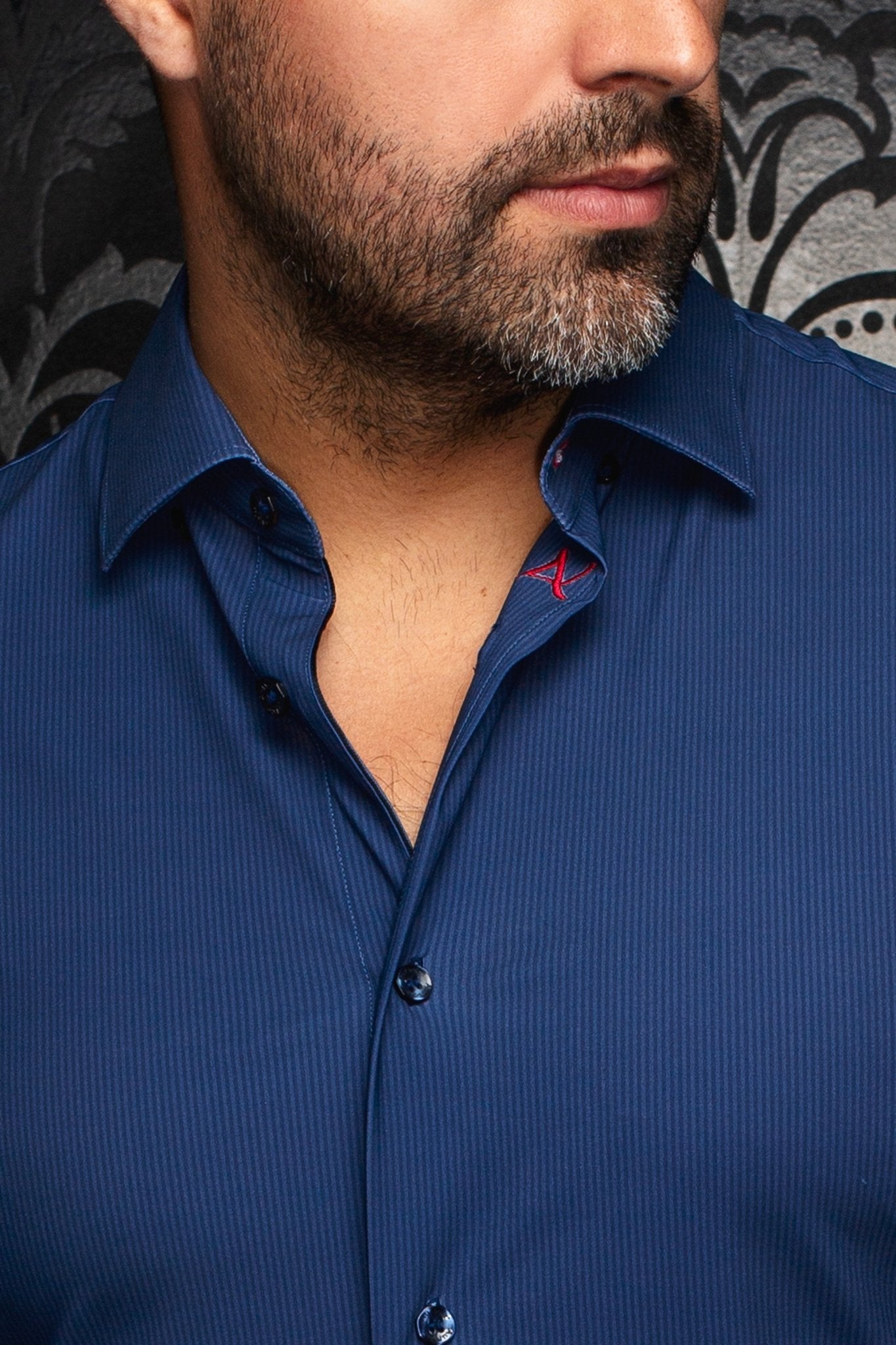 MANCHES COURTES NYLON | NICK STRP, Navy - AU NOIR