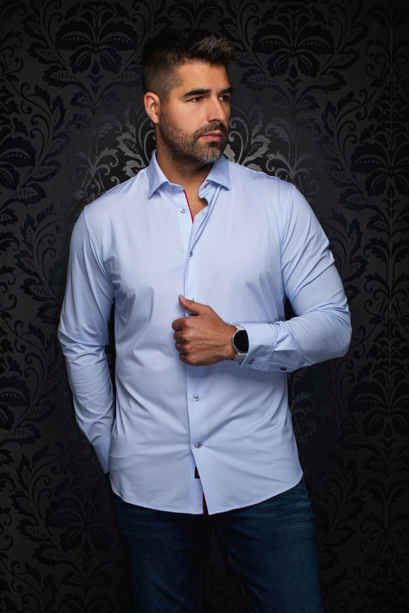 MANCHES LONGUES NYLON | MONTESSORI, Light Blue - AU NOIR