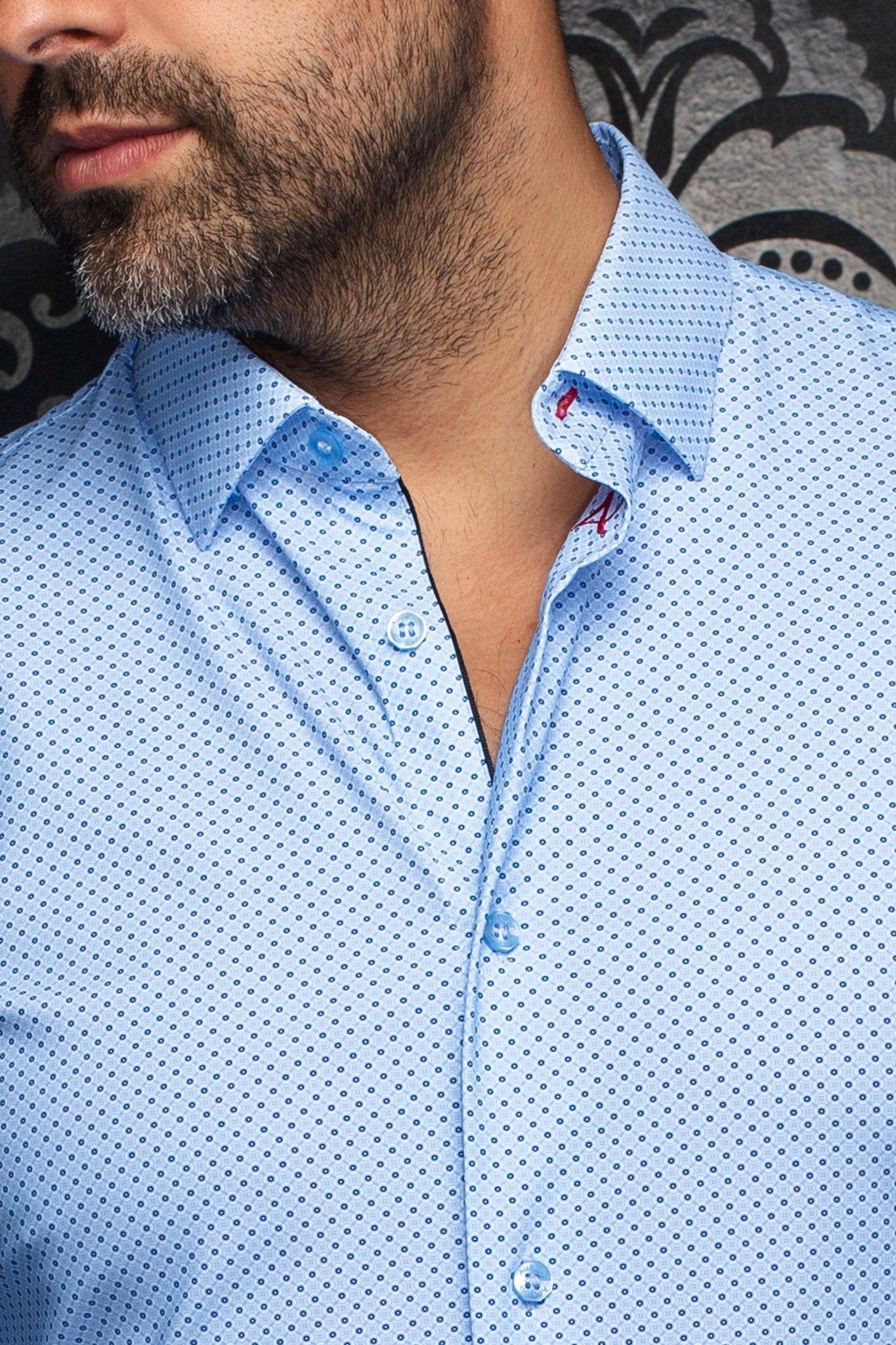 MANCHES LONGUES NYLON | NICOLAS GEO, Blue - AU NOIR