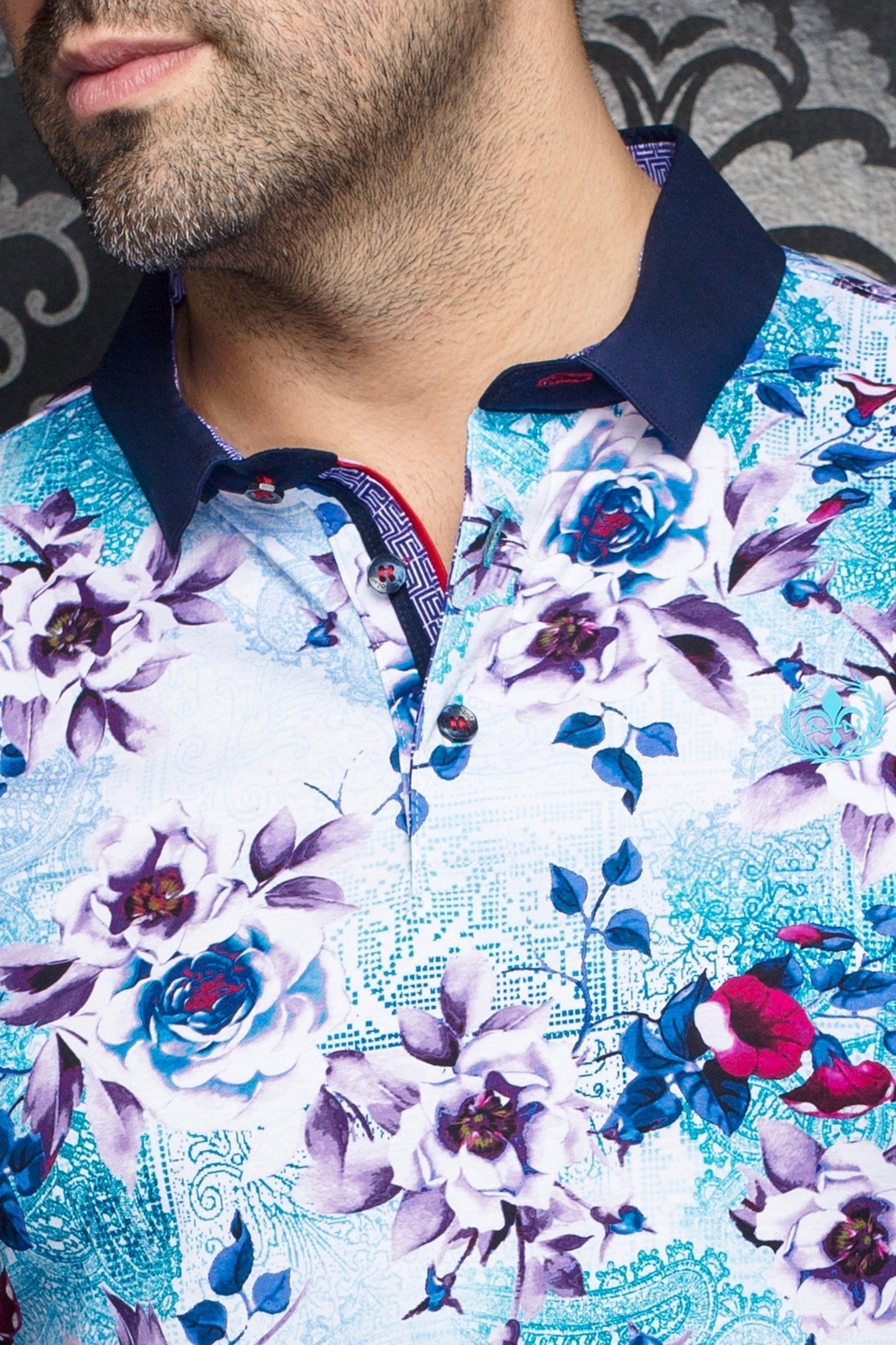 POLO | ARAGON, White Turquoise - AU NOIR