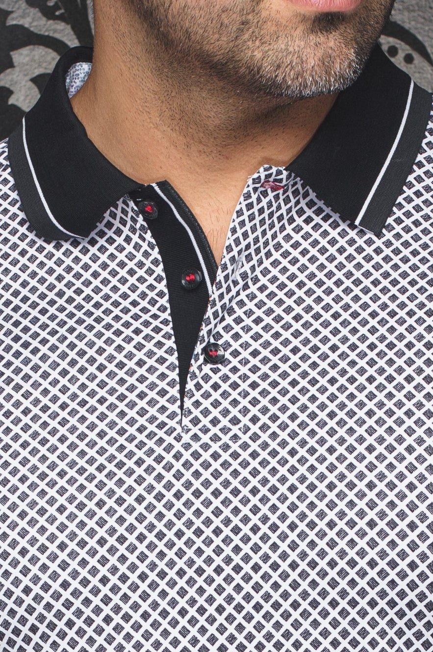 POLO | FAIRMONT, White Black - AU NOIR