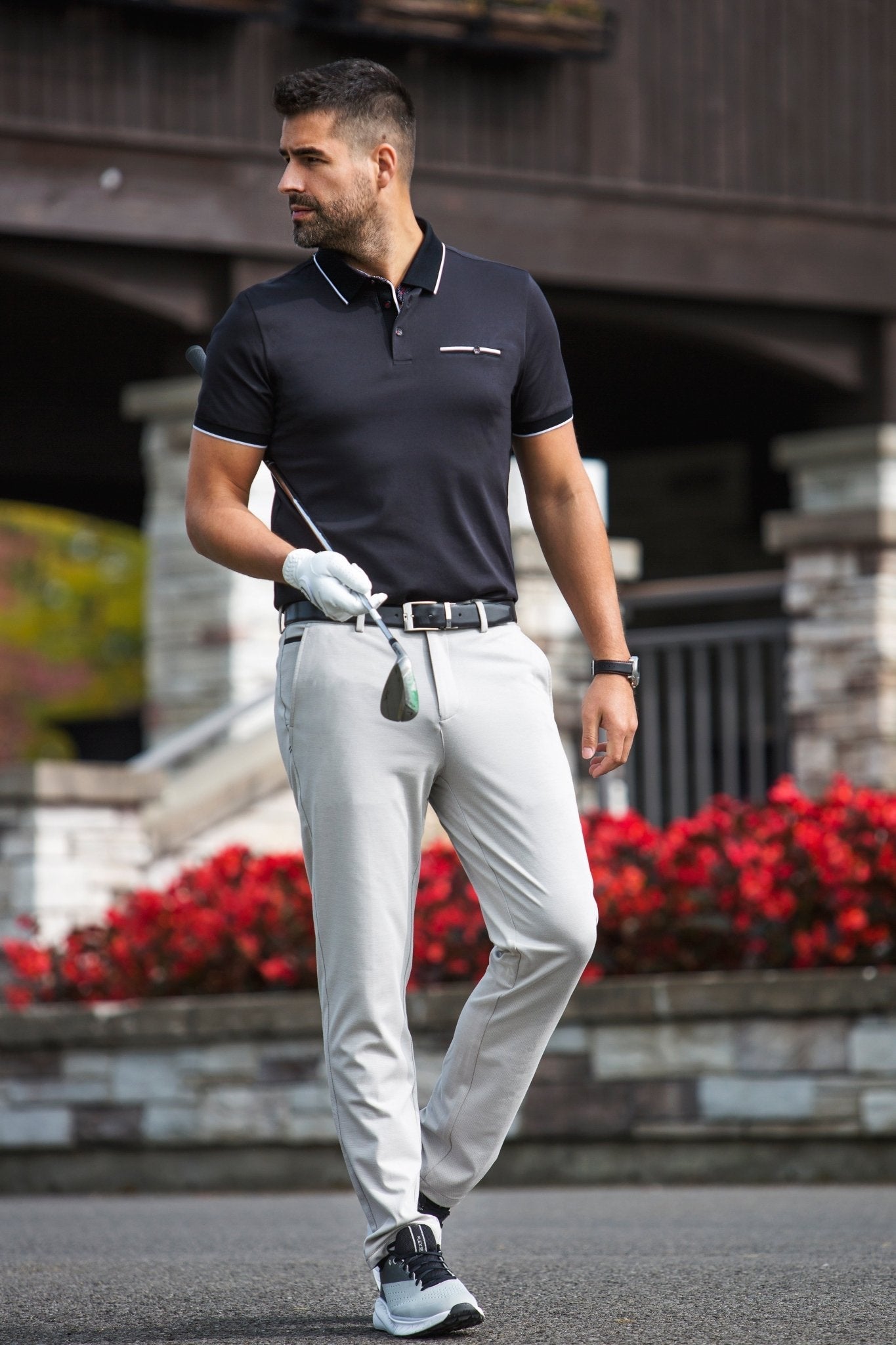 Polo | MERCURY, black - AU NOIR