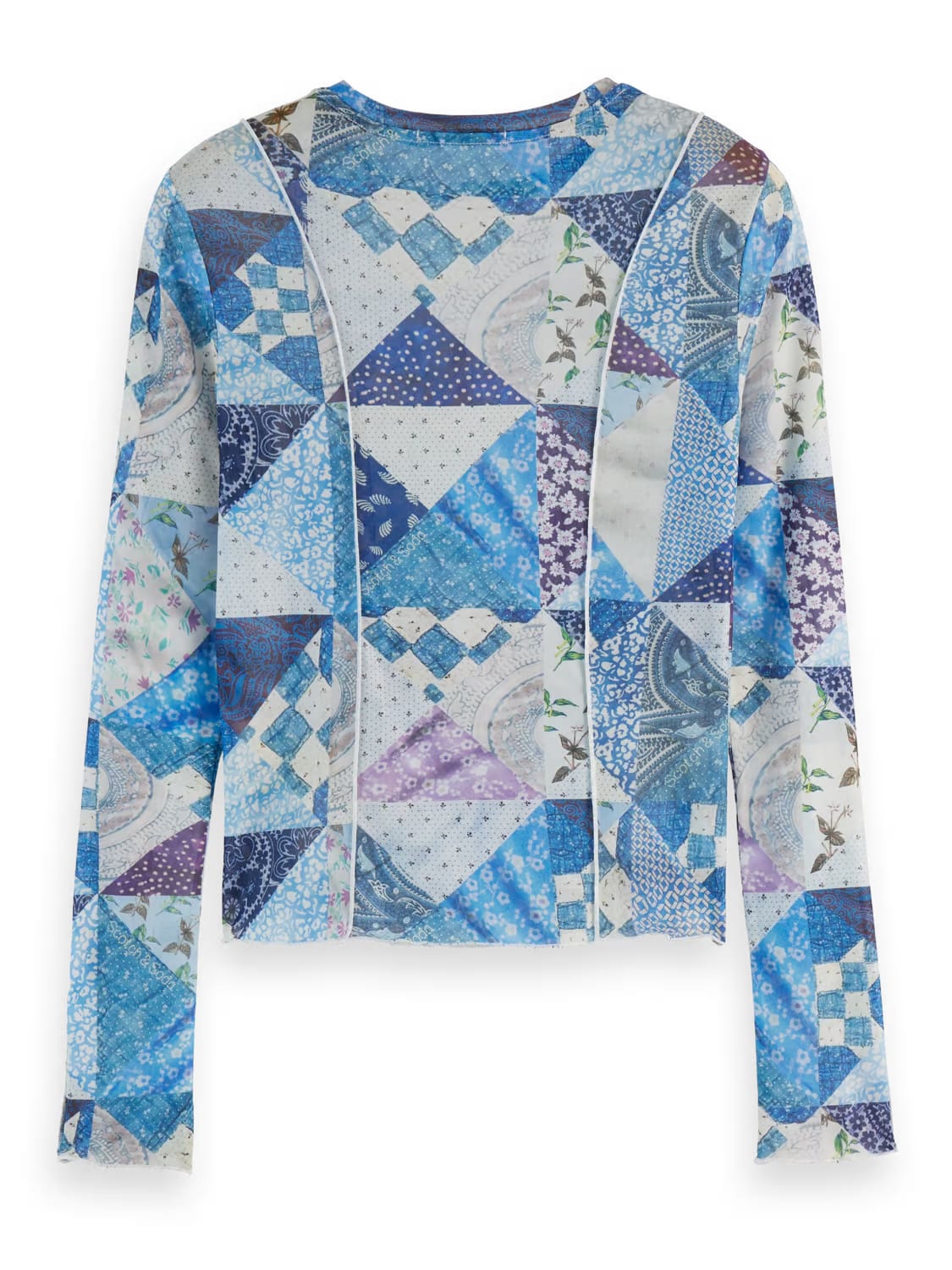 Tunique Imprimé Géométrique Scotch & Soda - Femme Taille 3 - Manches Courtes