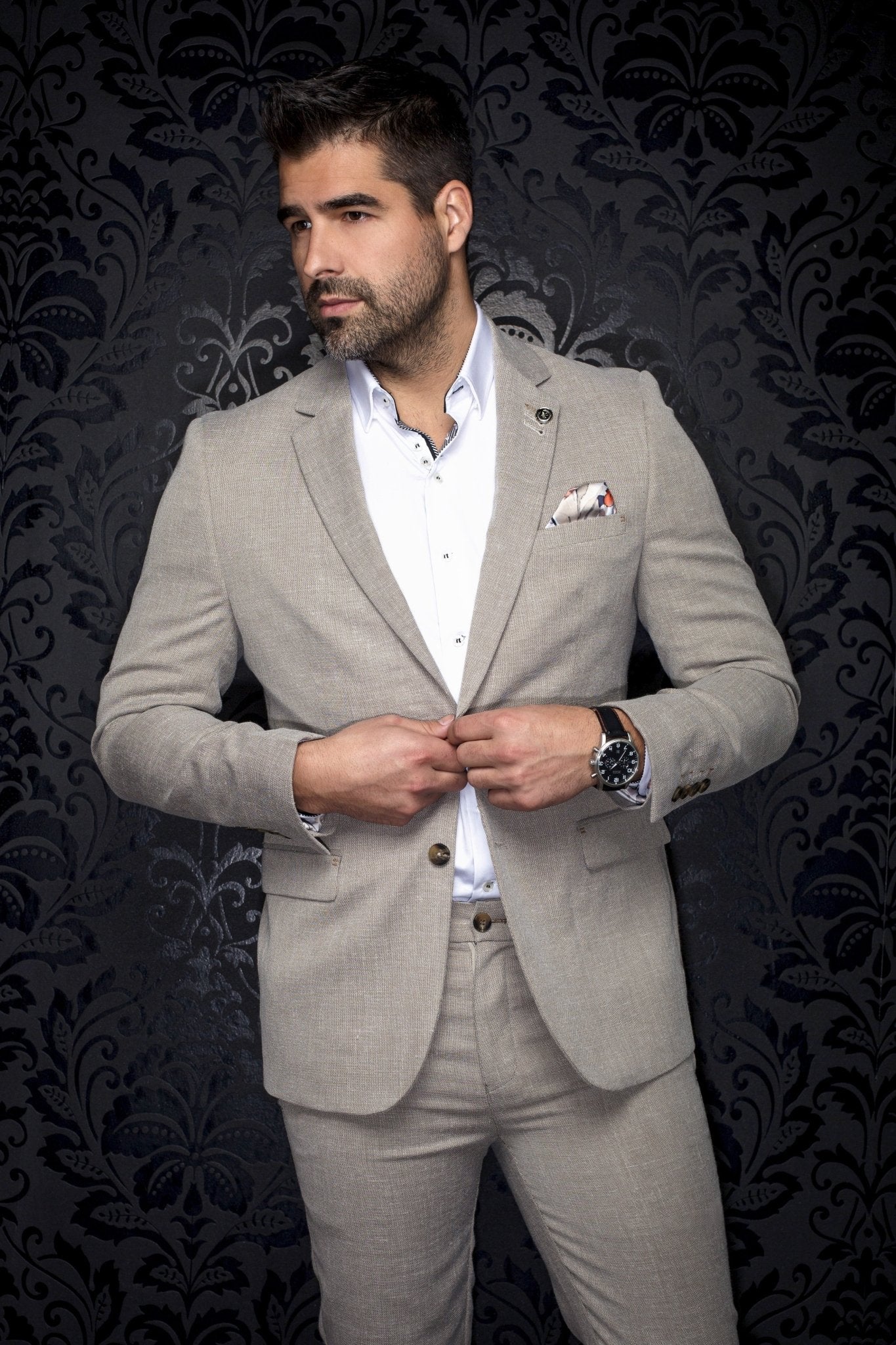 VESTON | CASSEL, Beige - AU NOIR