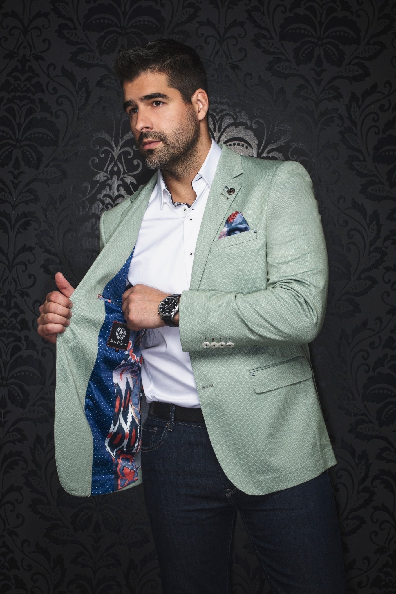 VESTON | GLOVER, Green - AU NOIR