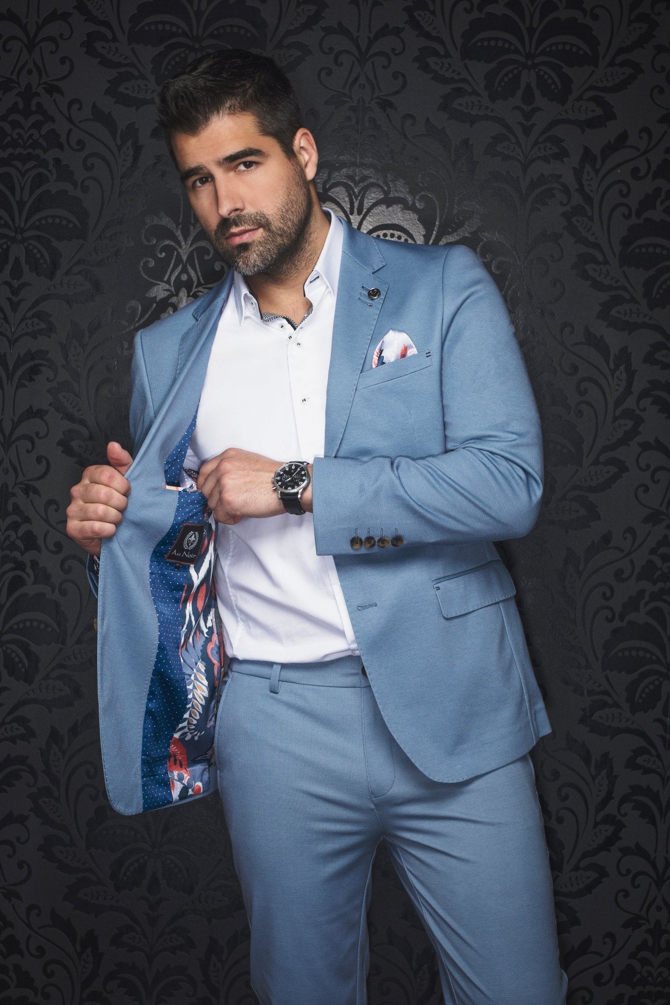 VESTON | GLOVER, Light Blue - AU NOIR