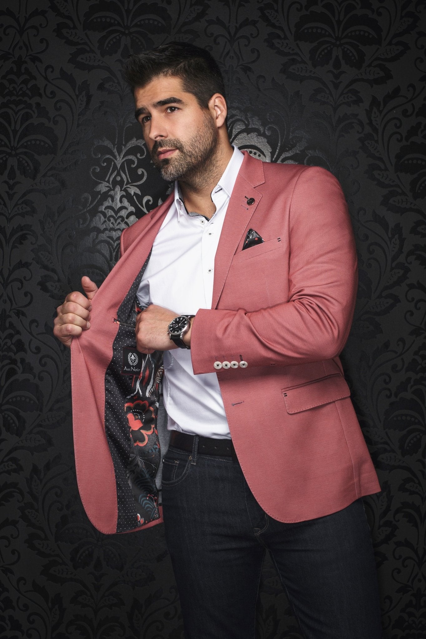 VESTON | GLOVER, Red - AU NOIR