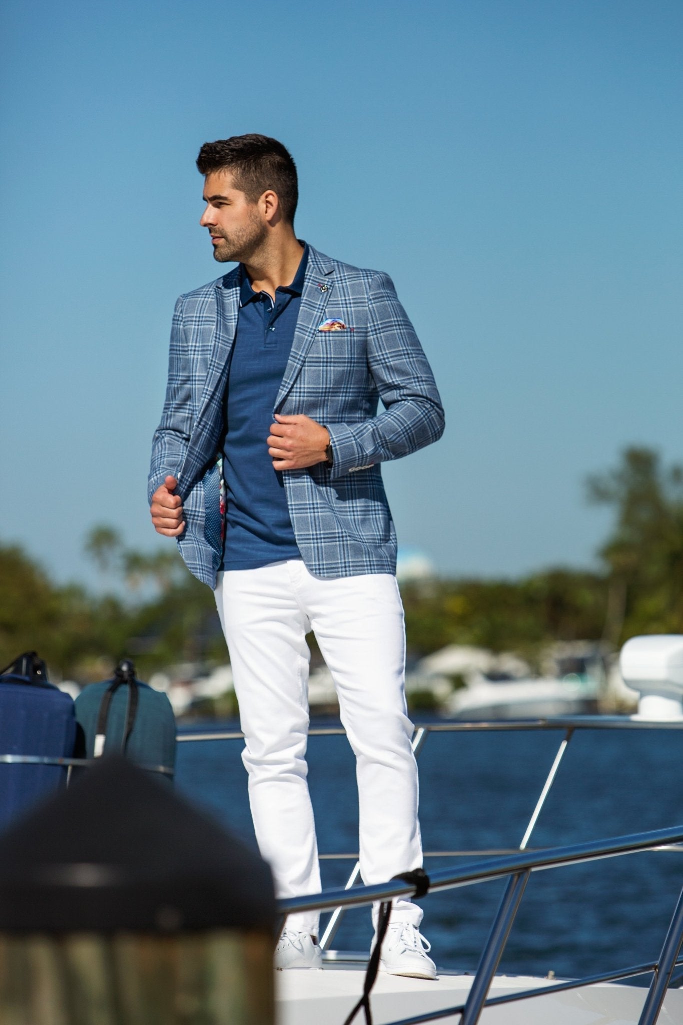 VESTON | HEPBRURN, Blue - AU NOIR