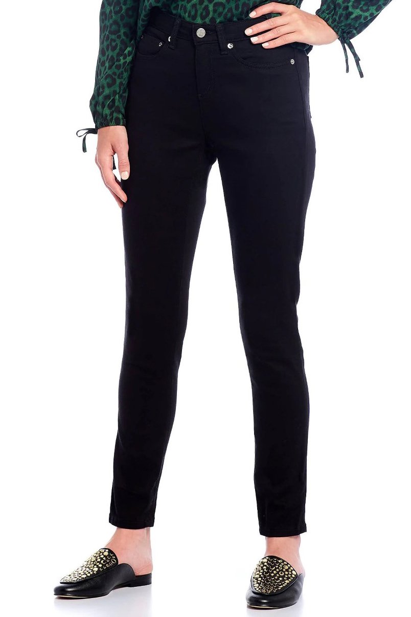Jeans Michael Kors De Couleur Noir Femme