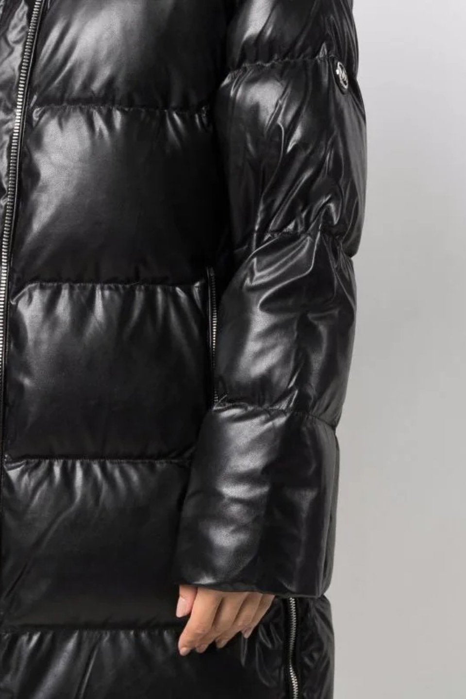 Manteau Long Michael Kors De Couleur Noir Femme