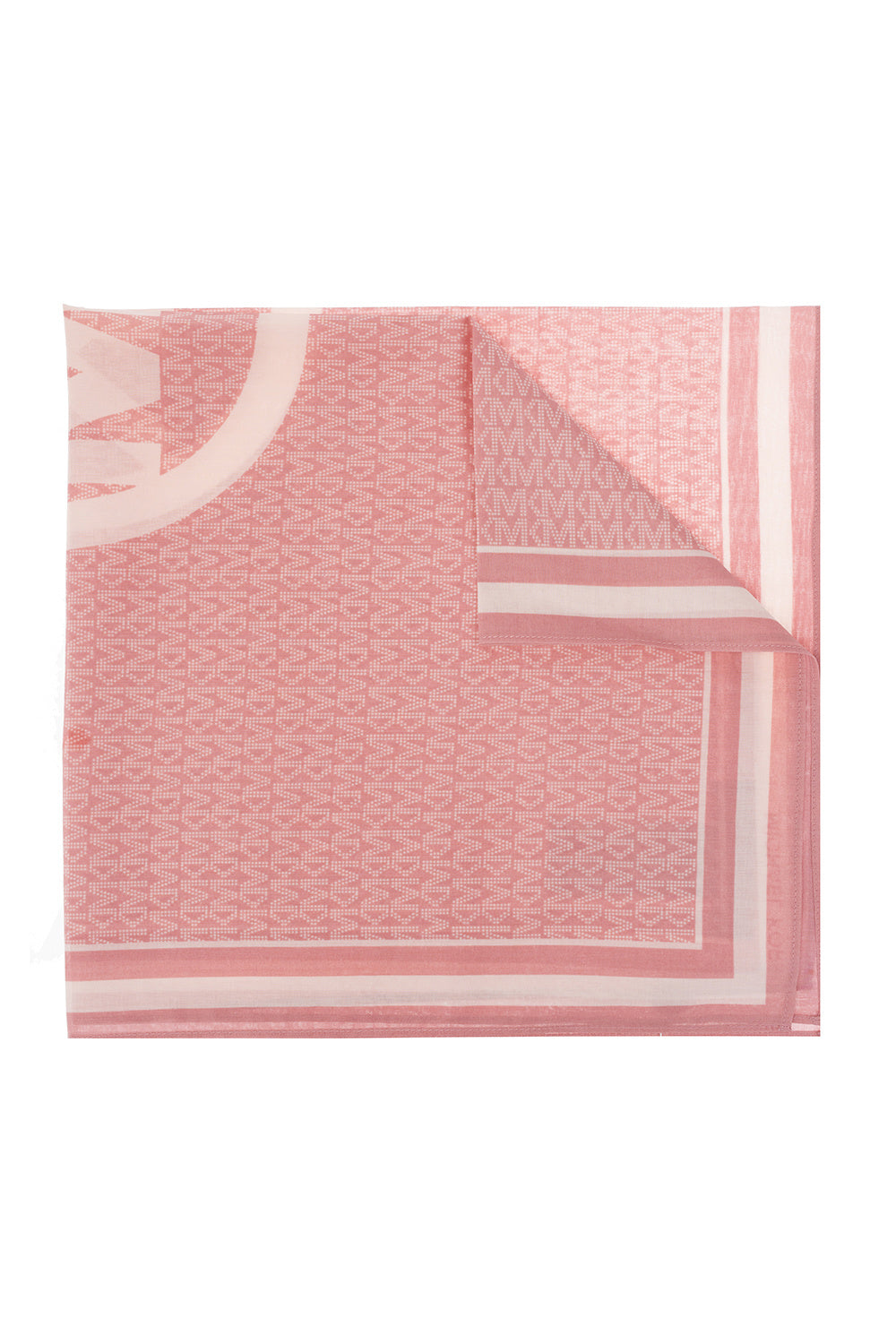 Foulard Logo Mk Michael Kors De Couleur Rose Femme