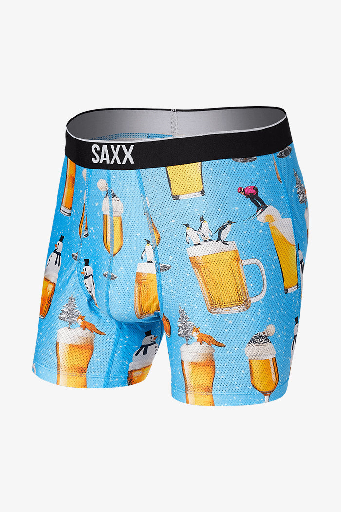 Sous-Vetement Biere Saxx De Couleur Bleu Homme