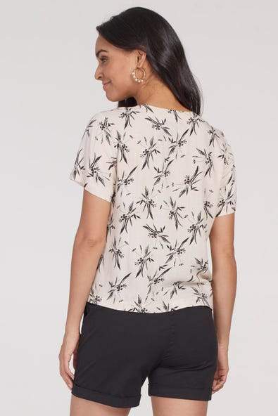 Short Tribal De Couleur Noir (Trib-44810-2631) Femme