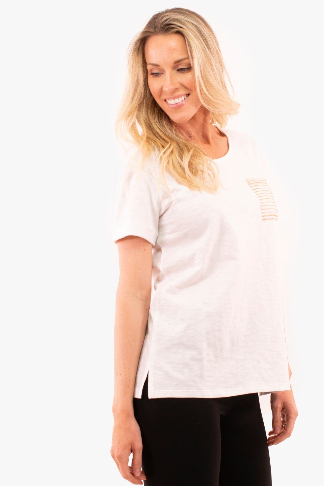 Tunique Tribal De Couleur Blanc Femme