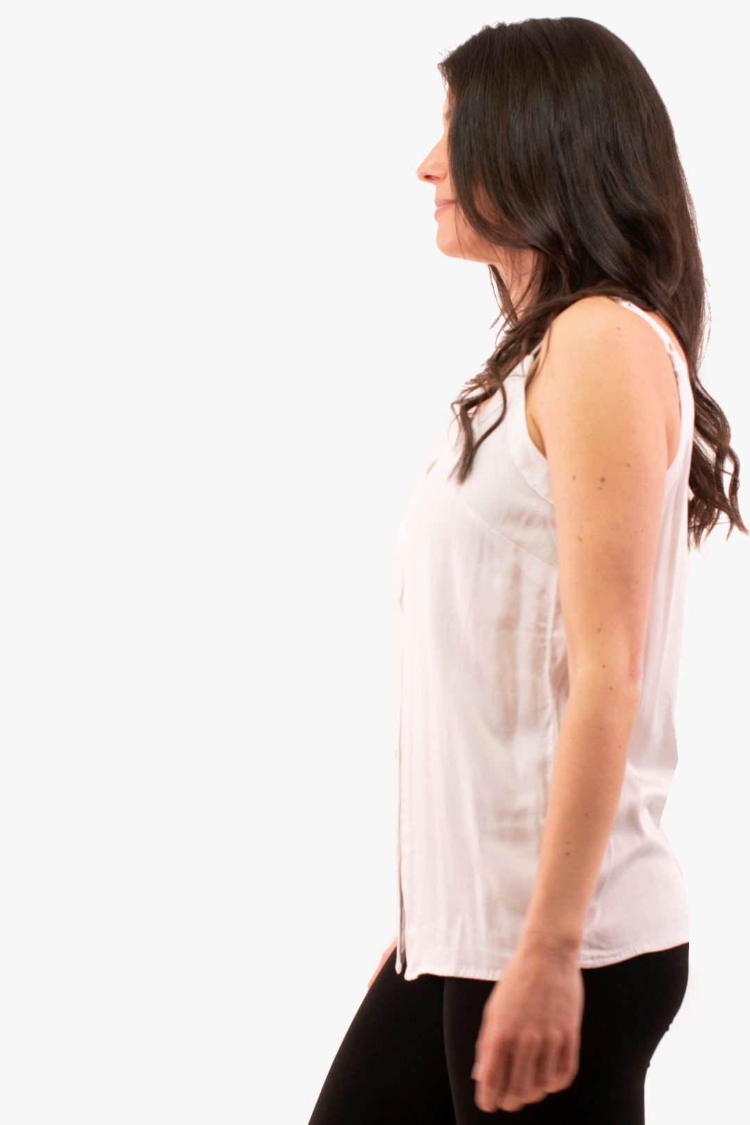 Camisole Tribal De Couleur Blanc Femme