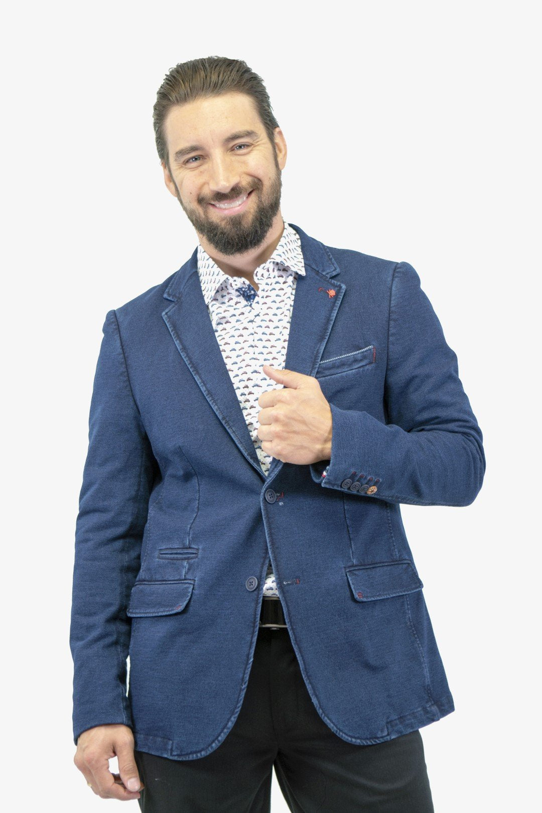 Veston Soul Of London Marine (Soul-Sobl192115) Homme