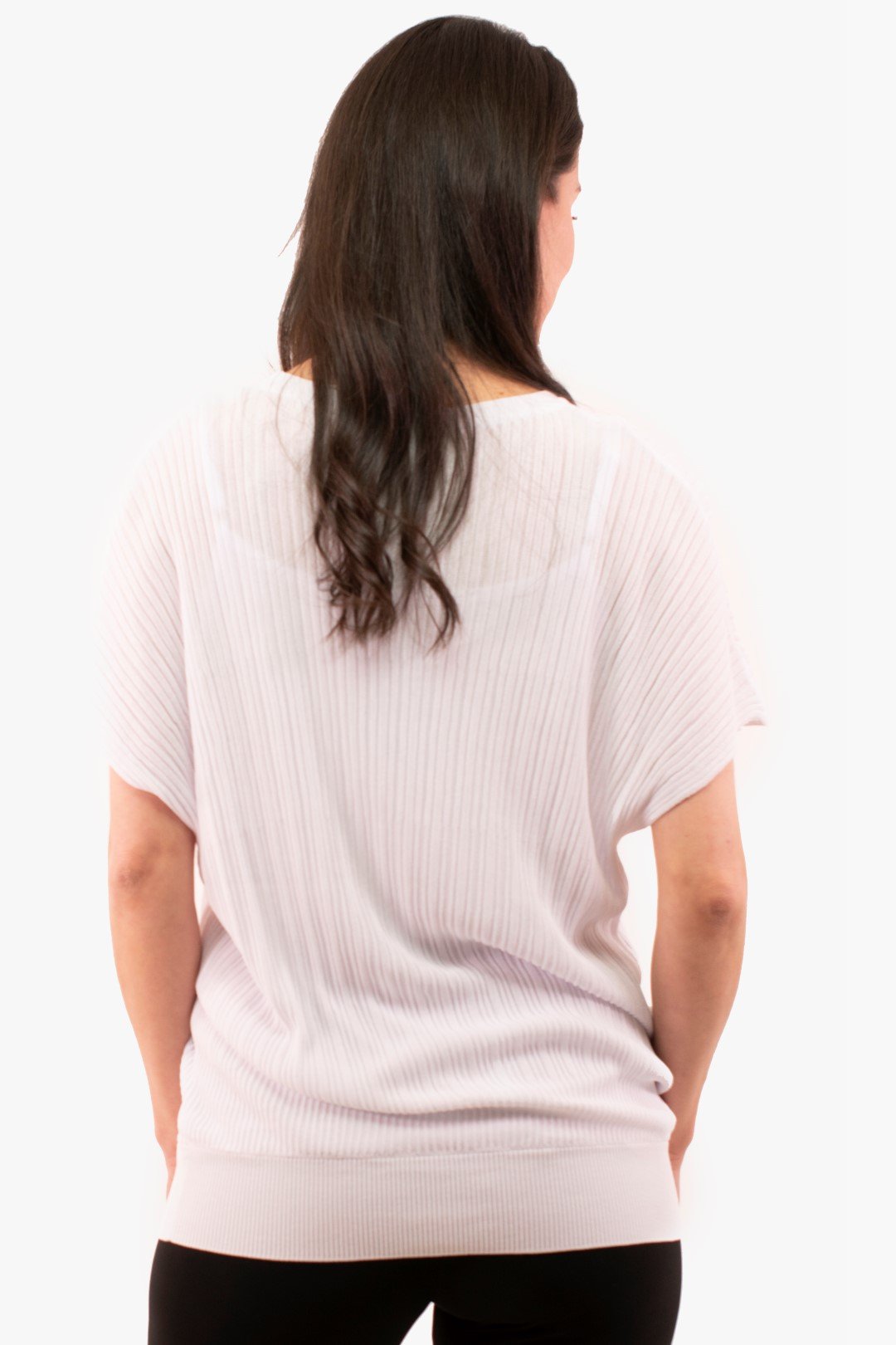 Chandail Yest De Couleur Blanc Femme