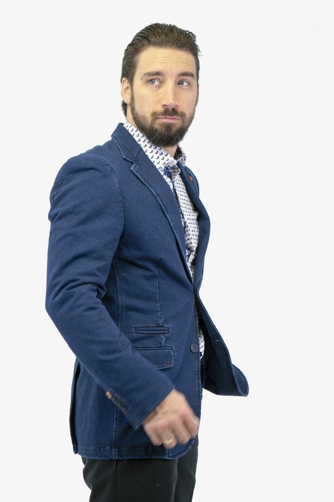 Veston Soul Of London Marine (Soul-Sobl192115) Homme