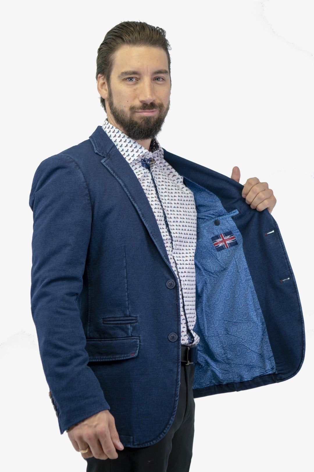 Veston Soul Of London Marine (Soul-Sobl192115) Homme