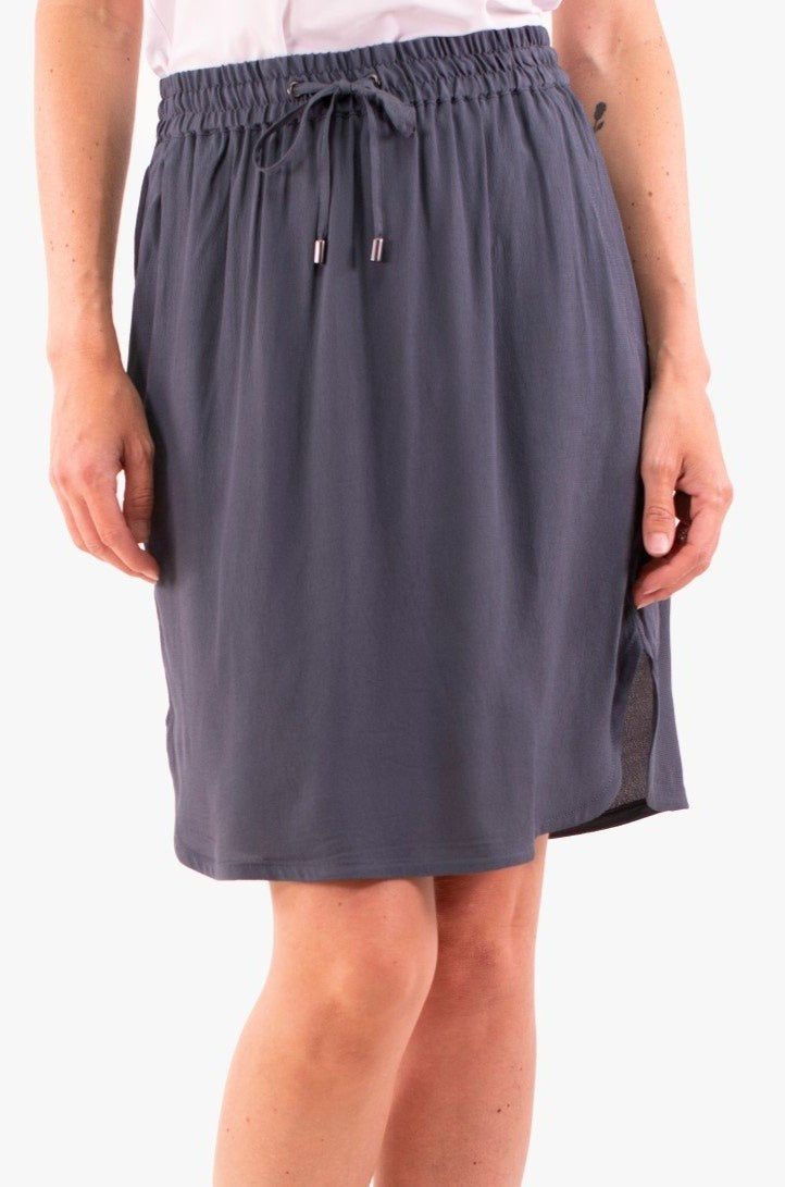 Jupe St-Tropez De Couleur Ombre Bleu Femme