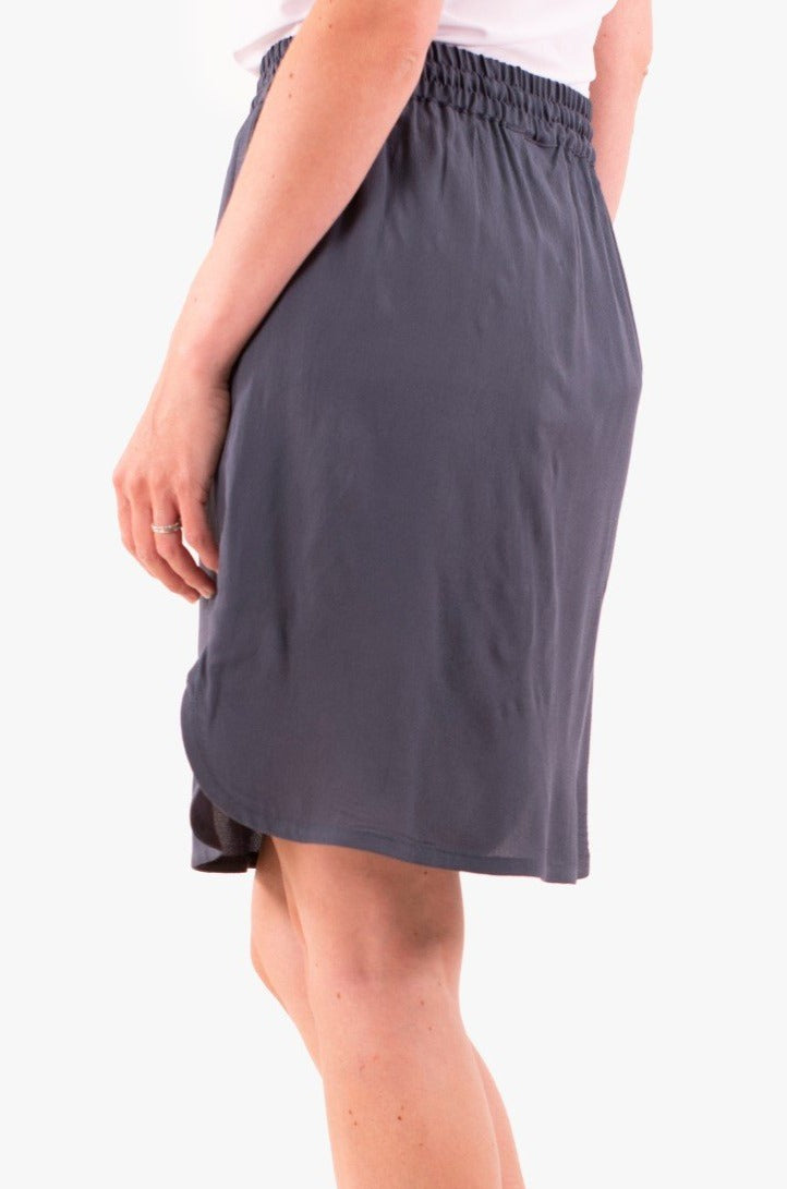 Jupe St-Tropez De Couleur Ombre Bleu Femme